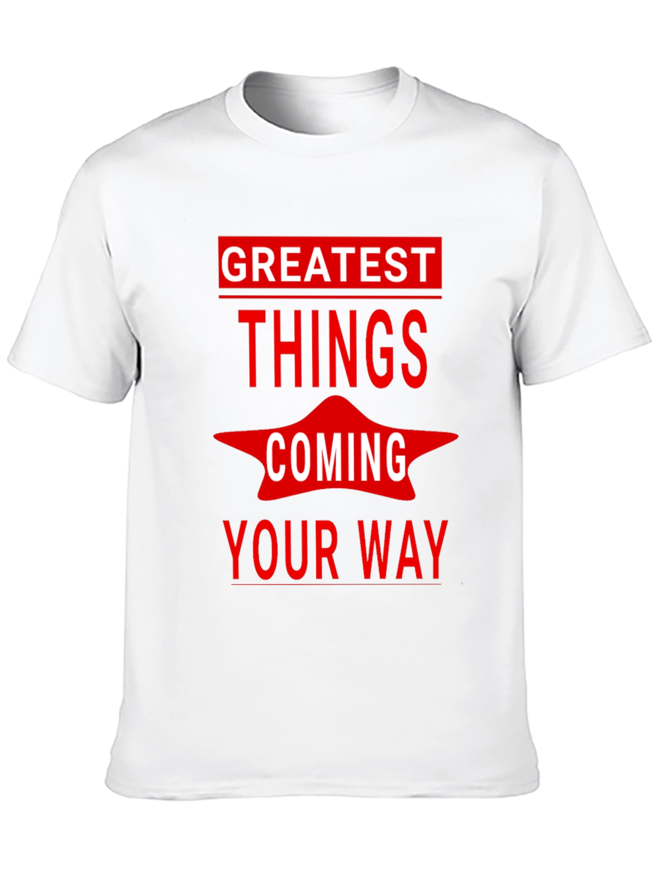 Black Greatest Things Coming Your Way Graphic Tee view 10