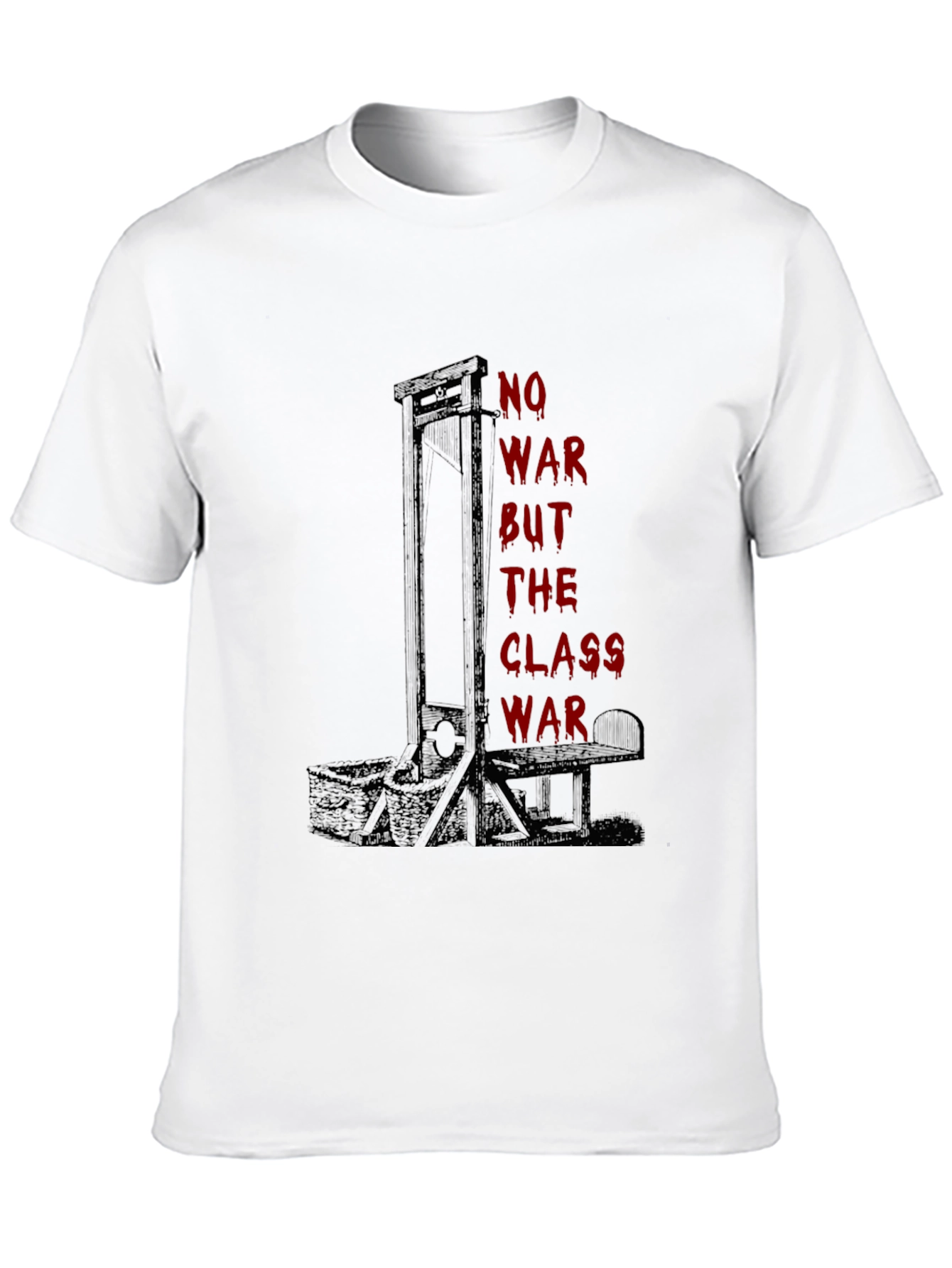 Black No War But Class War Graphic Tee view 10