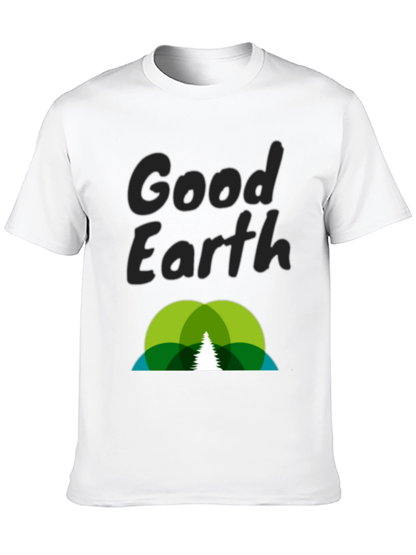 Black Good Earth Graphic Tee - Nature Lover's Shirt view 10