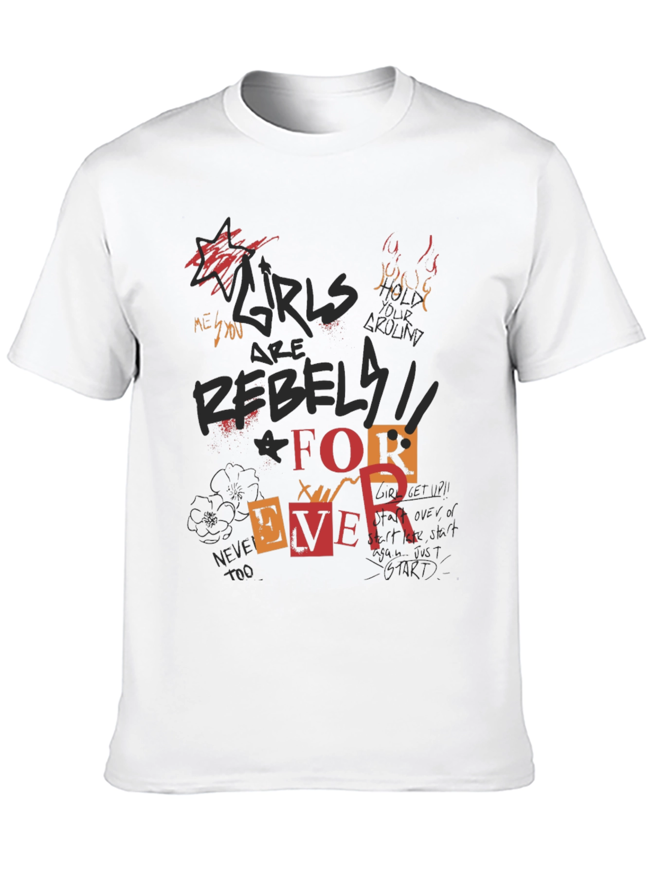 Black Rebel Girls Graphic Tee view 10