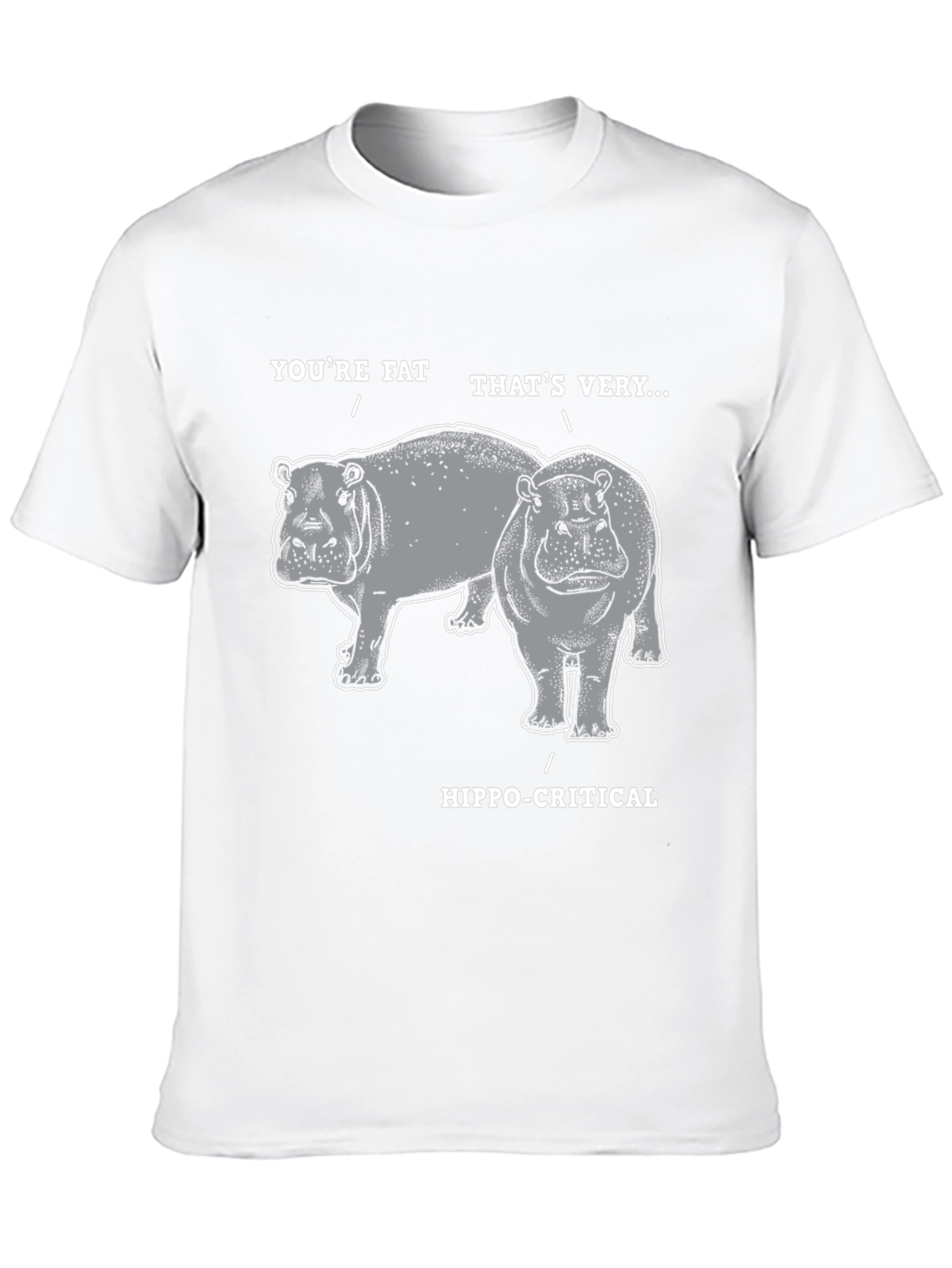 Black Hippo-Critical Graphic Tee view 10