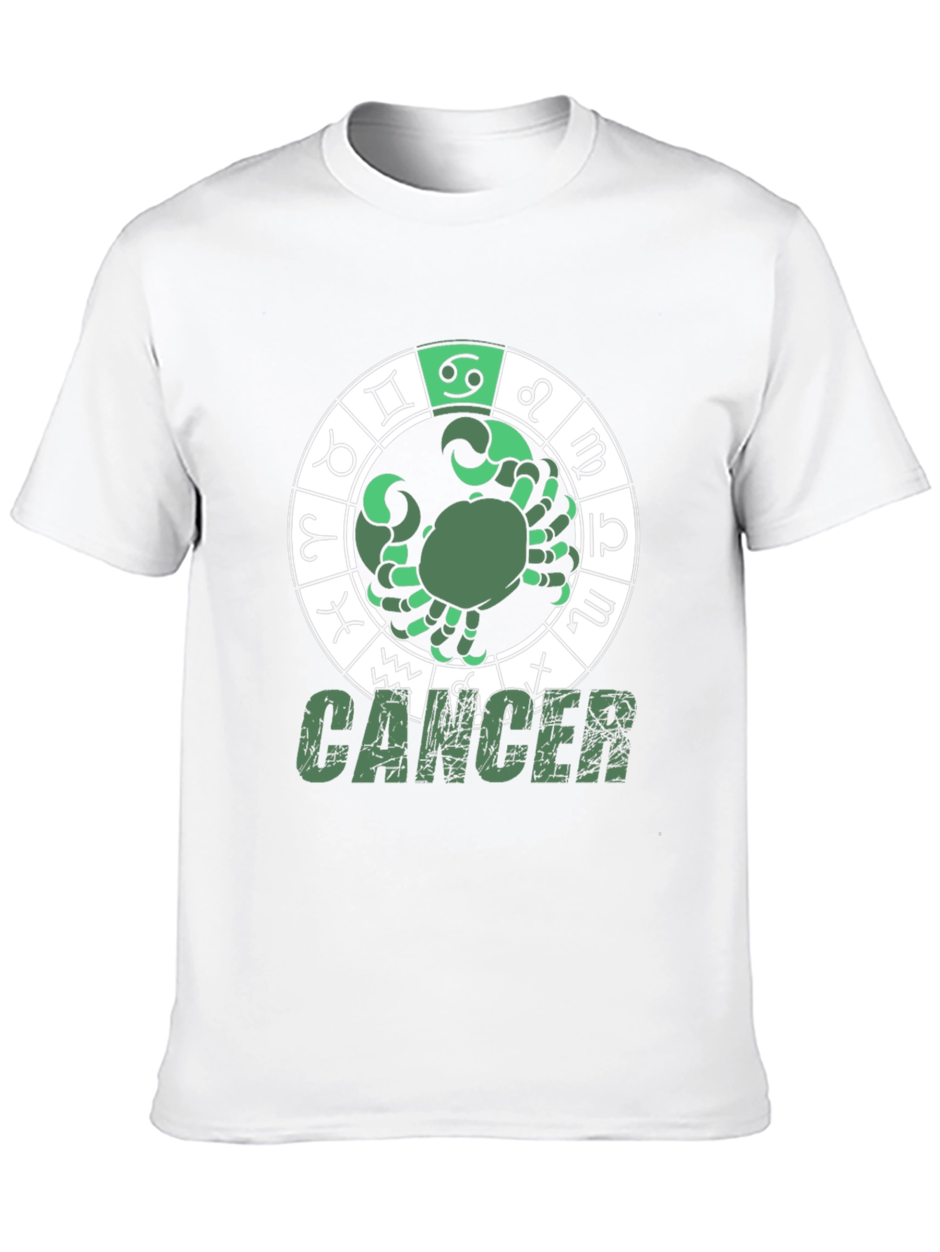 Black Cancer Zodiac Graphic T-Shirt view 10