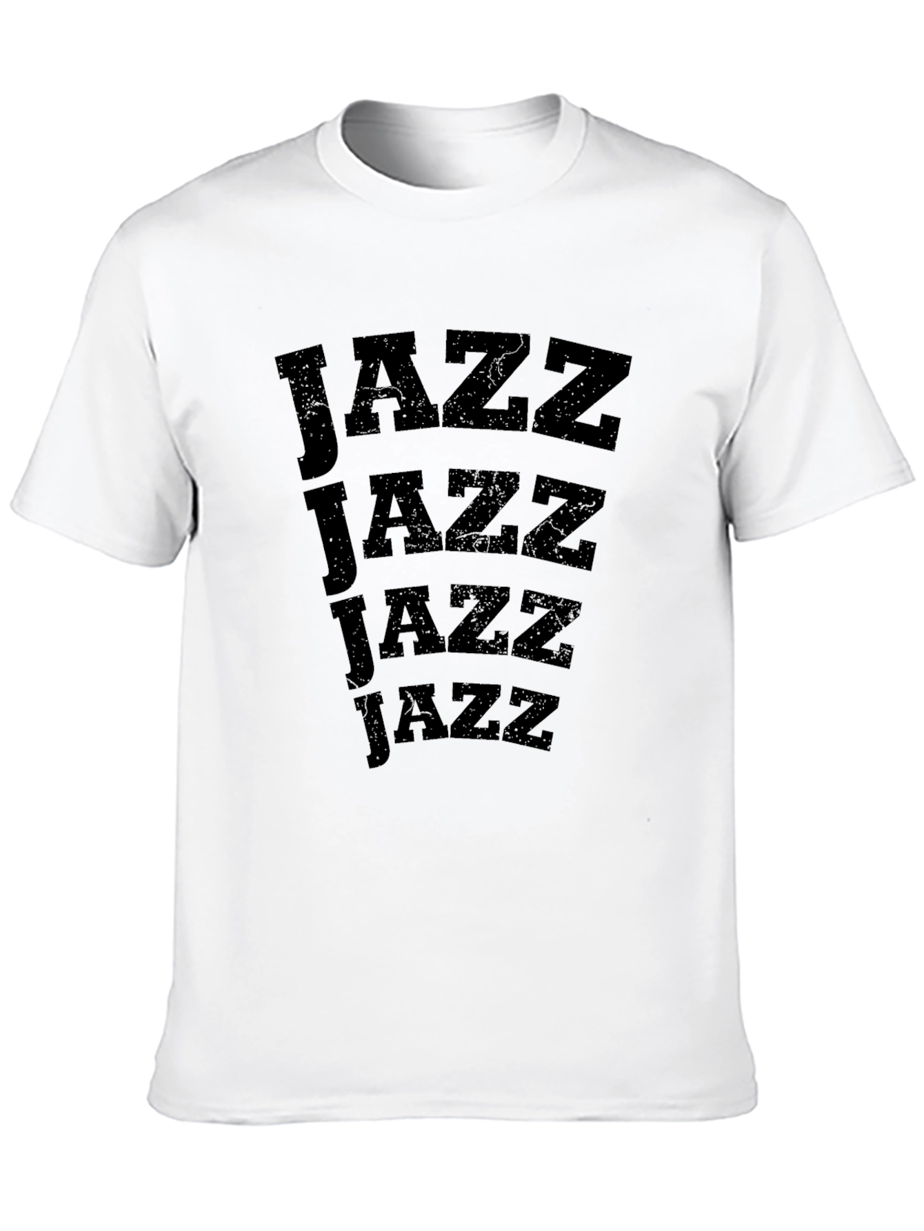Black Jazz Music T-Shirt - Retro Style Black Tee view 10