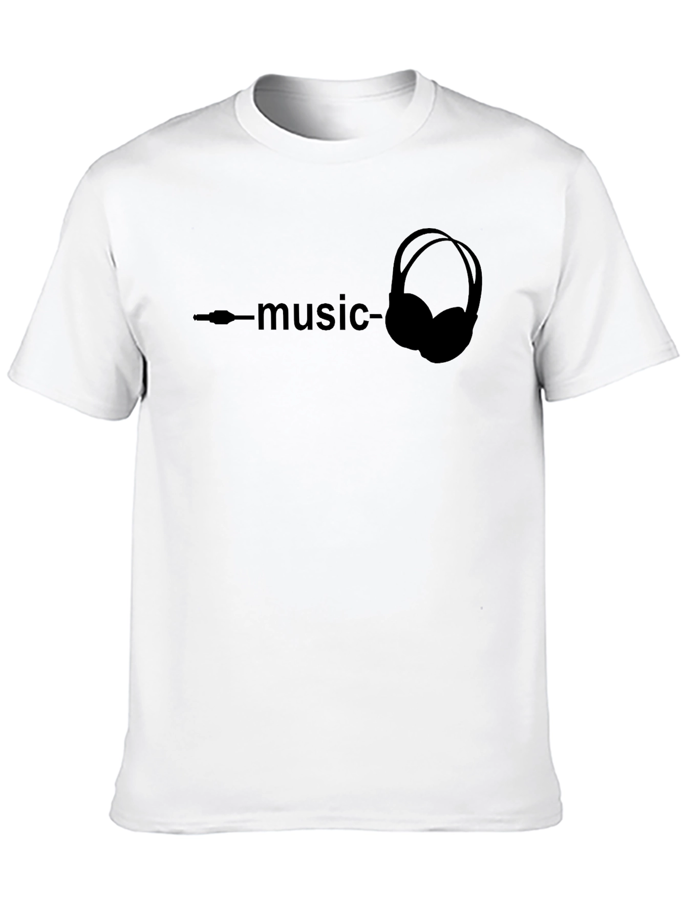 Black Music Headphone Graphic Tee - Stylish Unisex T-Shirt view 10