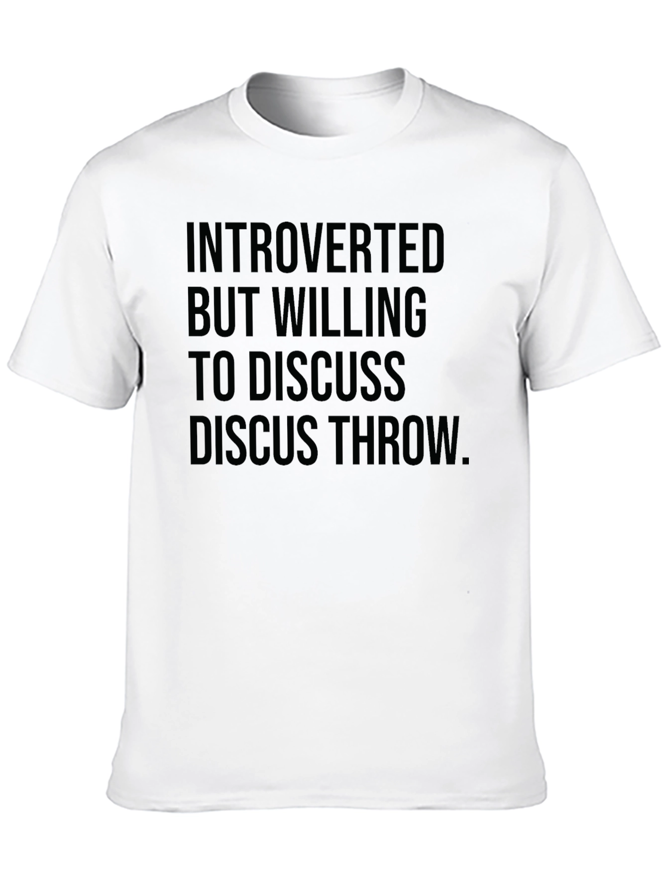 Black Introverted Discus Throw Tee - Black view 10