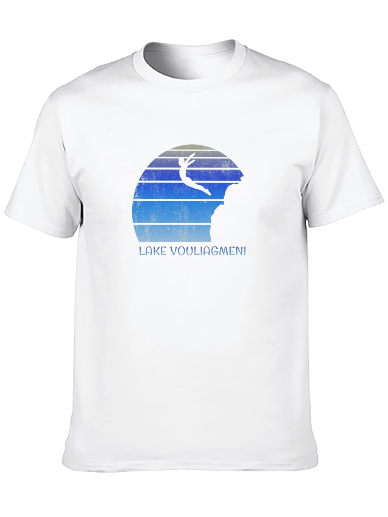 Black Lake Vouliagmeni Diver Black T-Shirt view 10