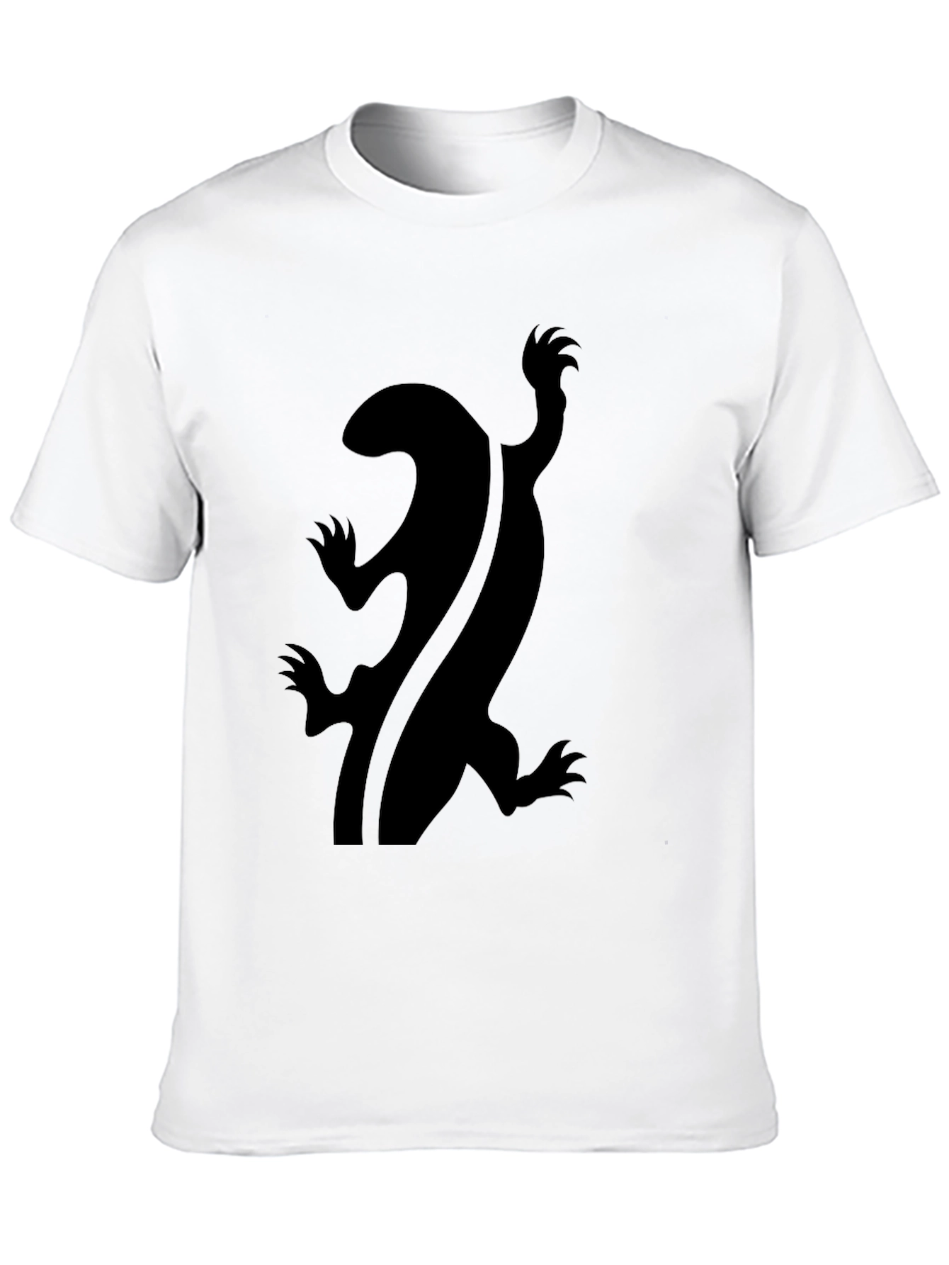Black Black Lizard Graphic Tee - Unique Design view 10