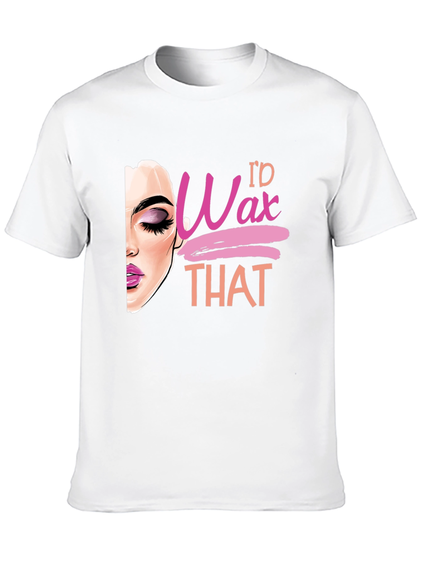 Black I'd Wax That T-Shirt - Funny Esthetician Gift view 10