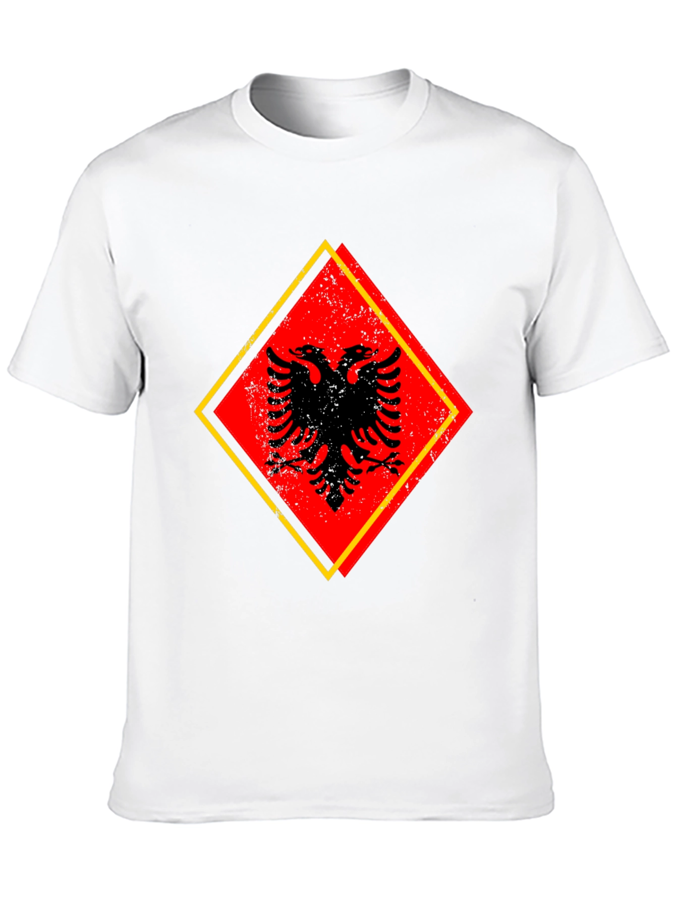 Albanian Eagle Graphic Tee - Black - 10