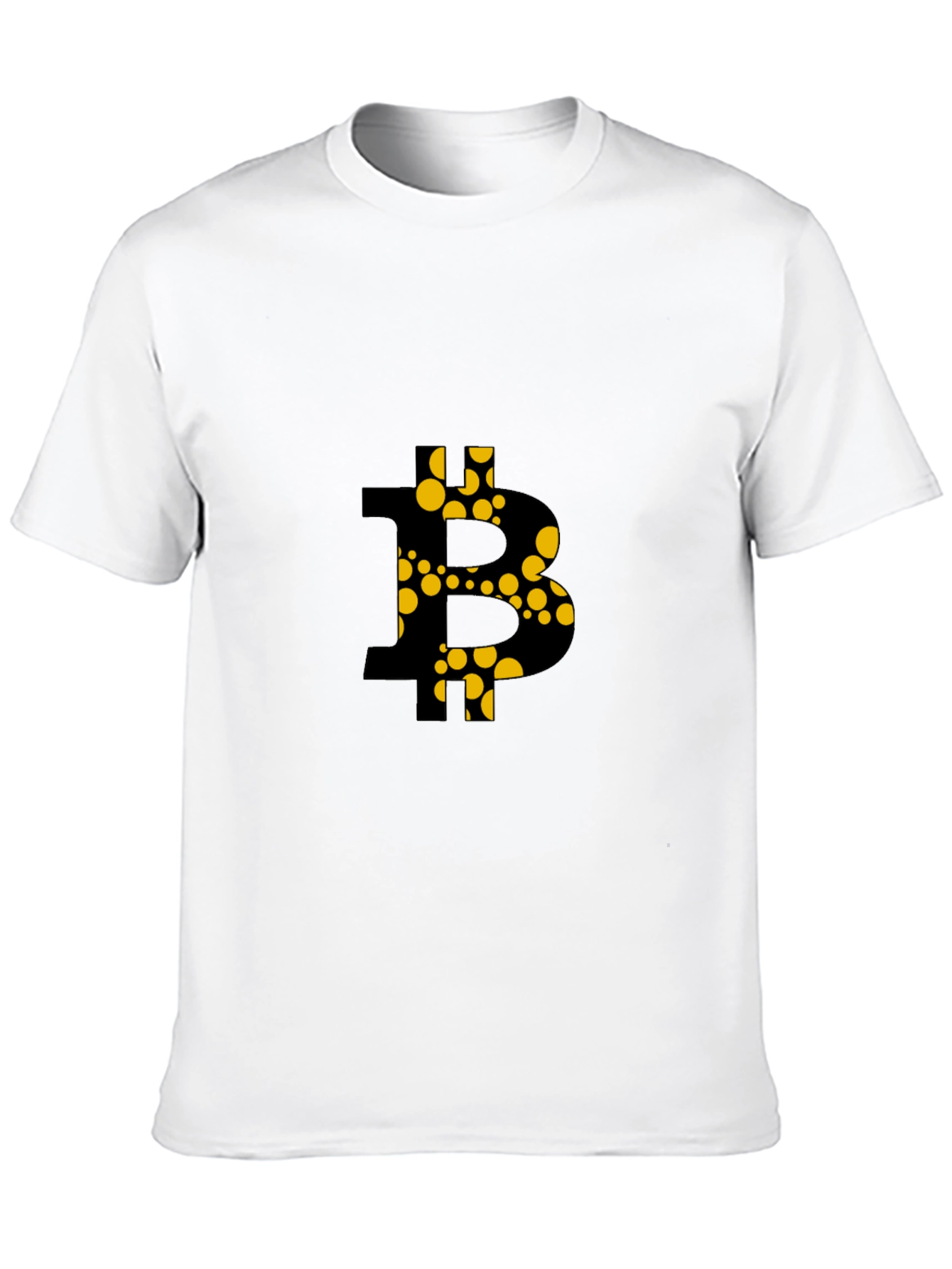 Black Bitcoin Graphic Tee - Black Crypto T-Shirt view 10