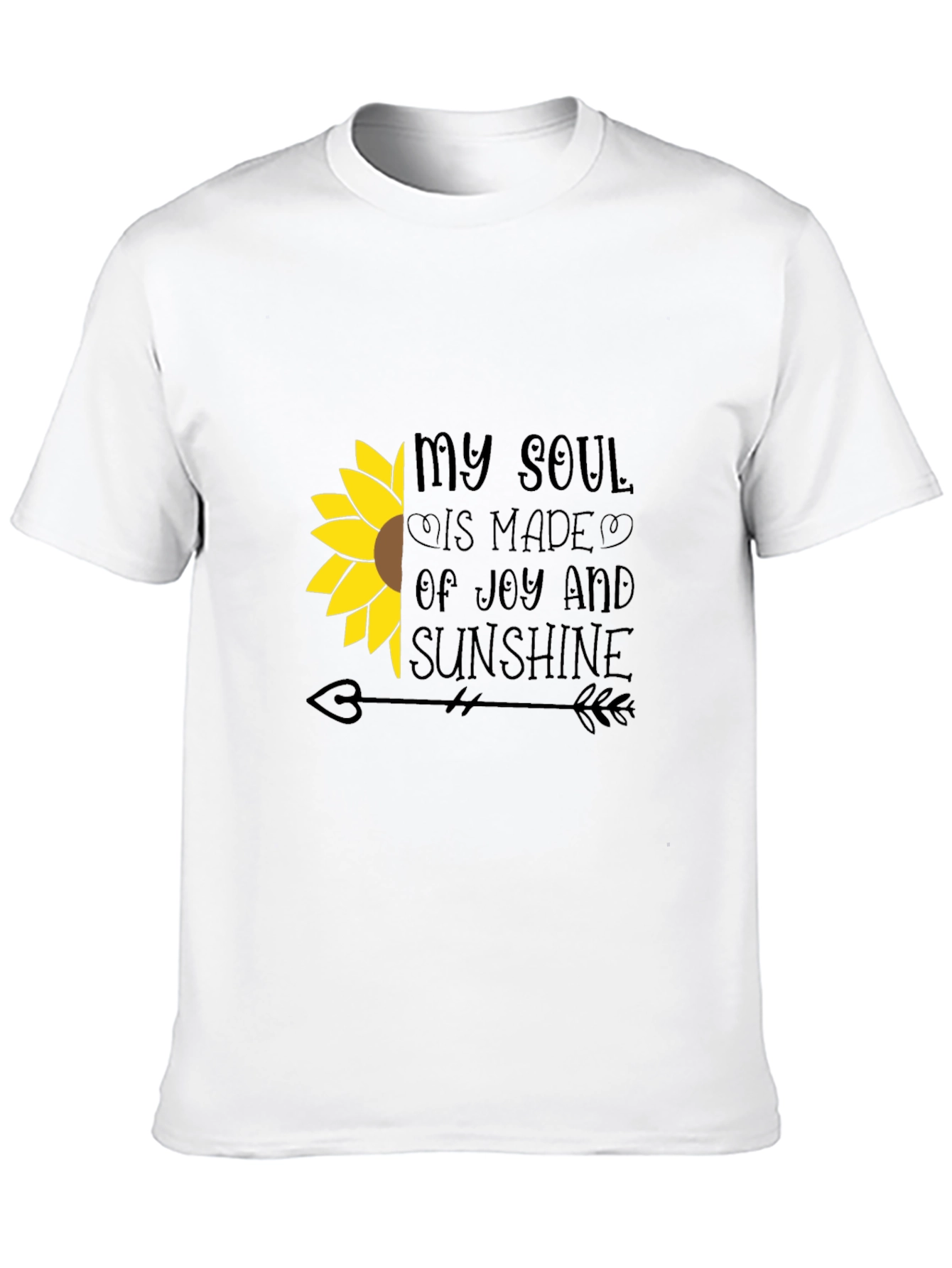 Black Sunflower Soul T-Shirt - Joy and Sunshine Tee view 10