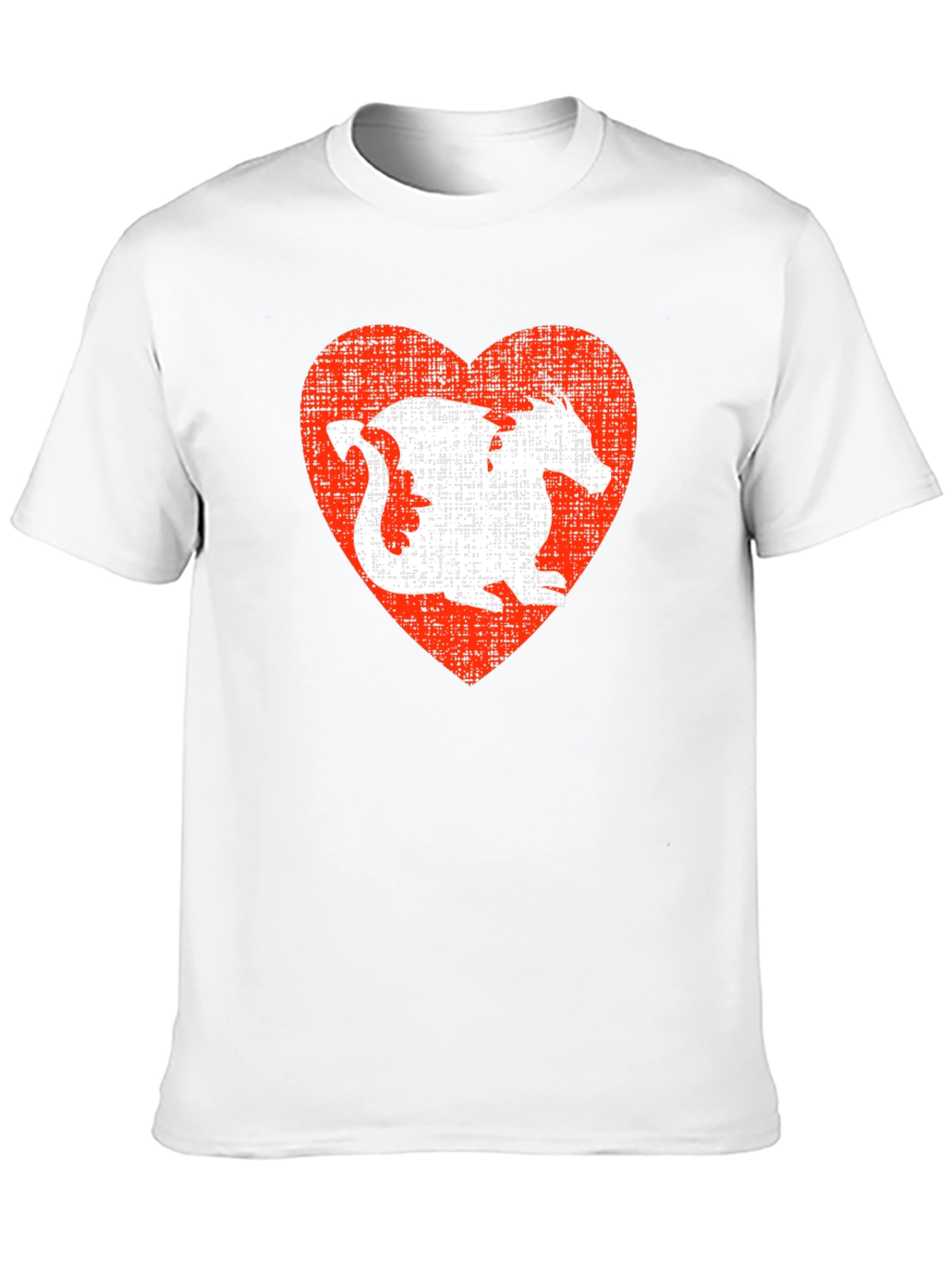 Black Dragon Heart Graphic Tee - Black Casual T-Shirt view 10