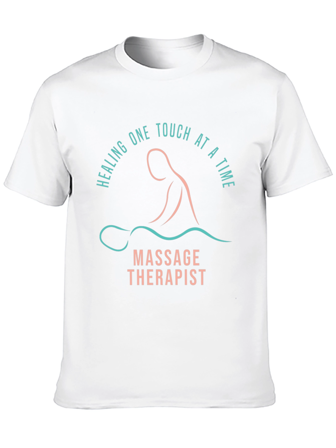 Black Massage Therapist Graphic T-Shirt view 10