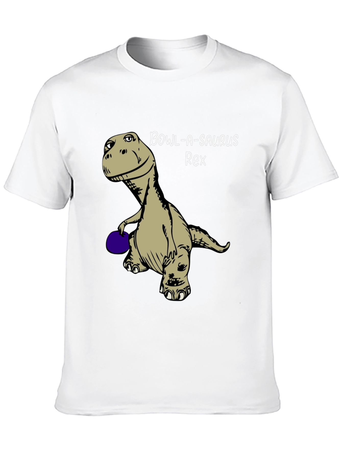 Black Bowl-A-Saurus Rex Graphic Tee view 10
