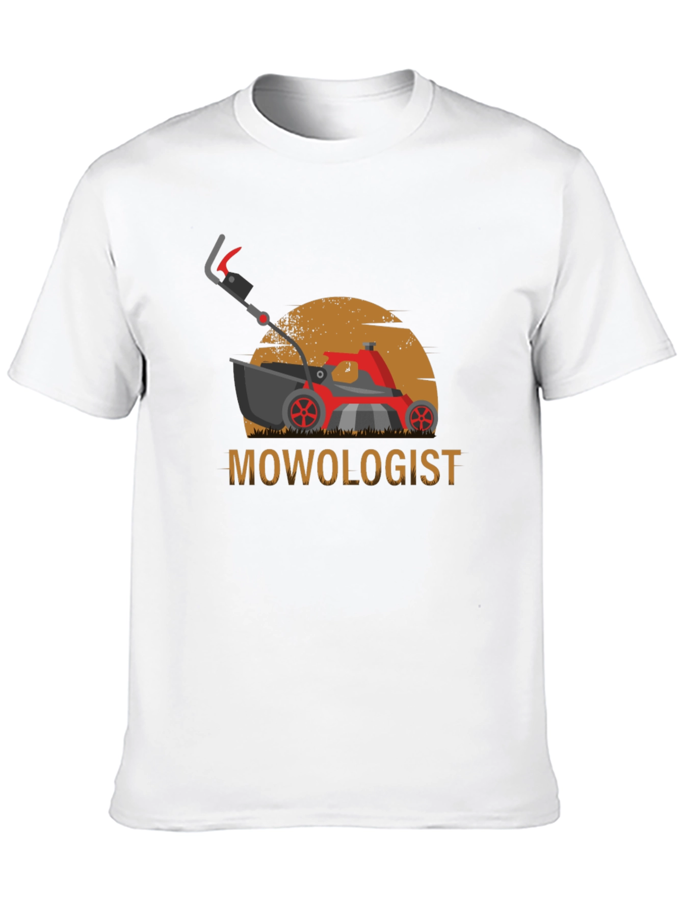 Black Mowologist T-Shirt: Lawn Mower Humor view 10