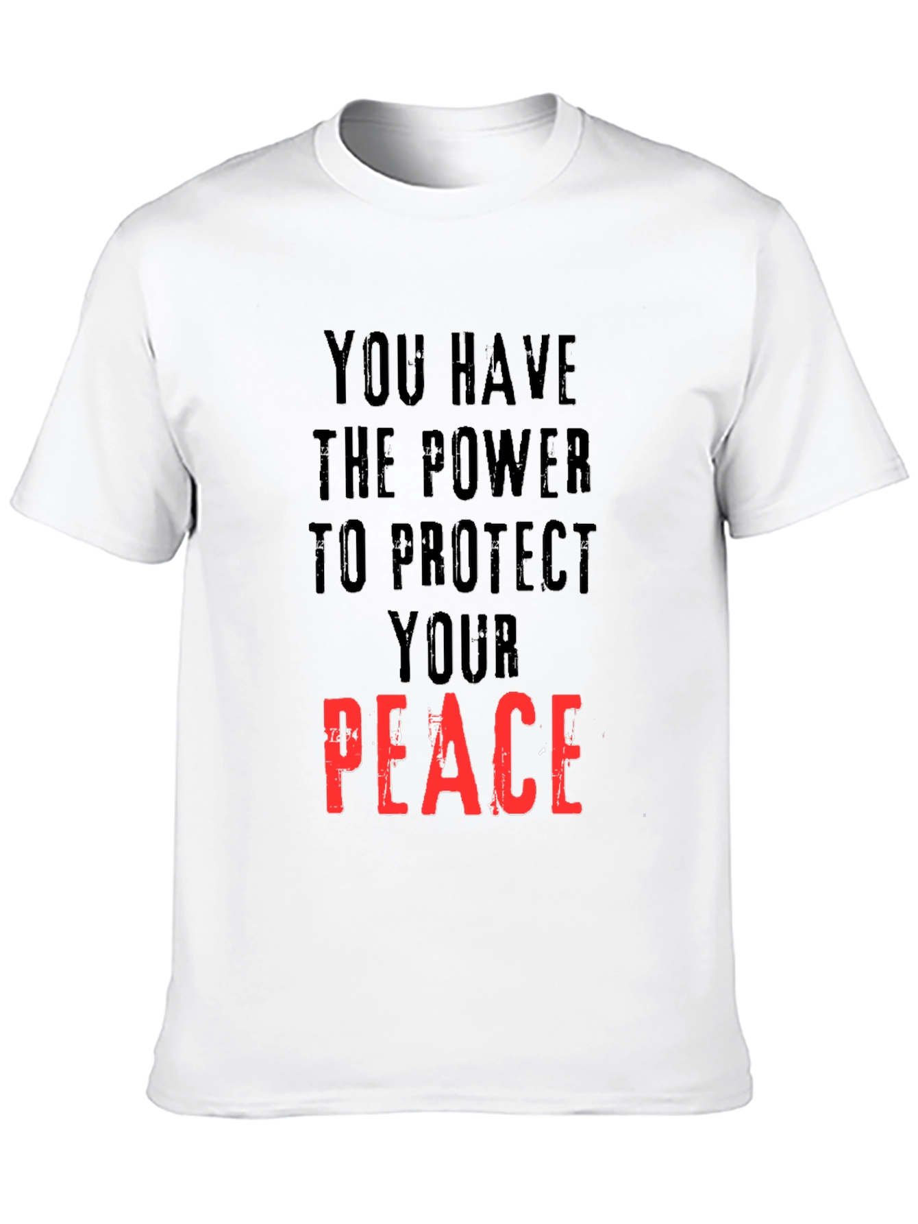 Black Power to Protect Peace Graphic Tee - Black view 10