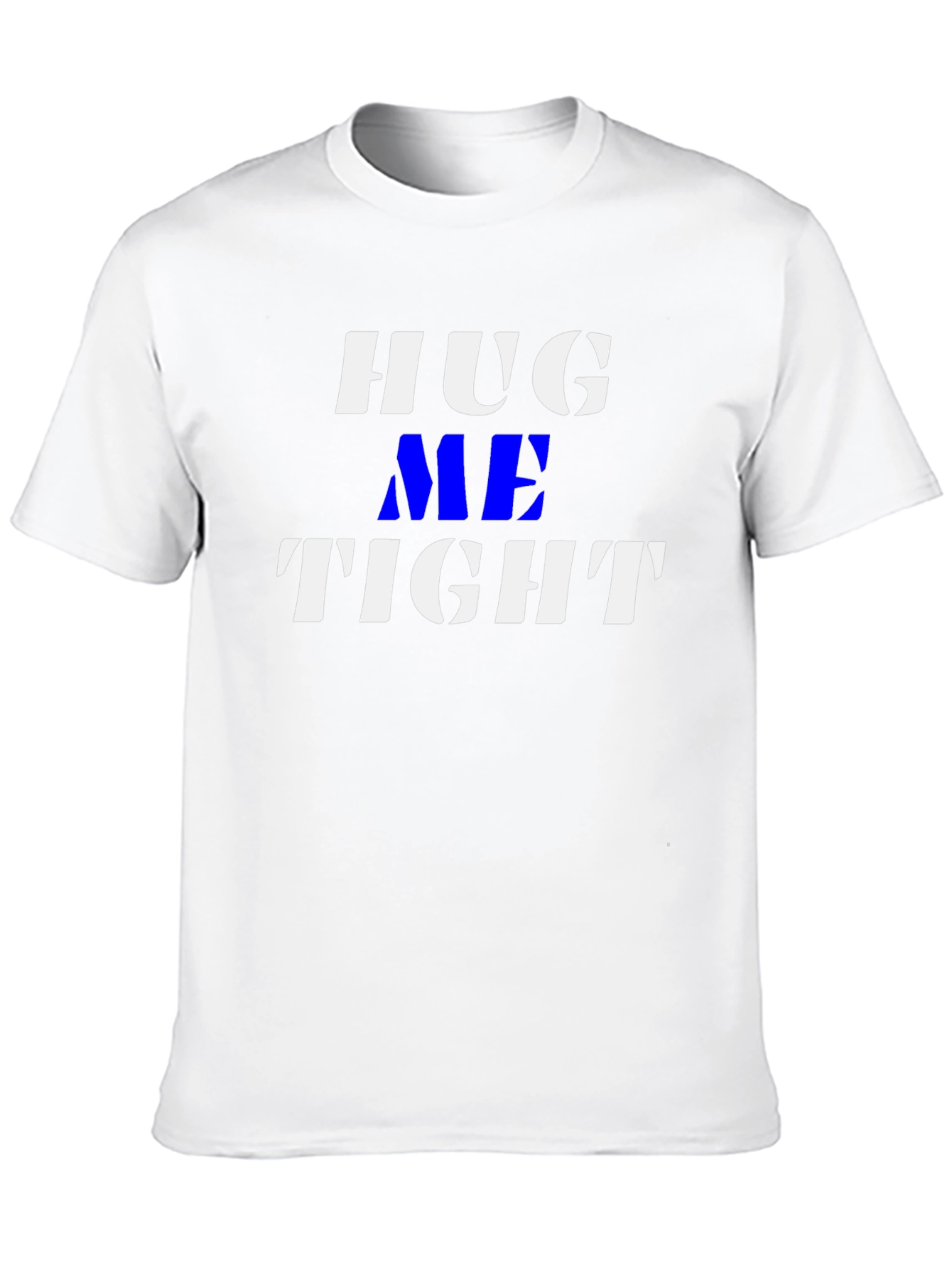 Black Hug Me Tight Black Graphic T-Shirt view 10