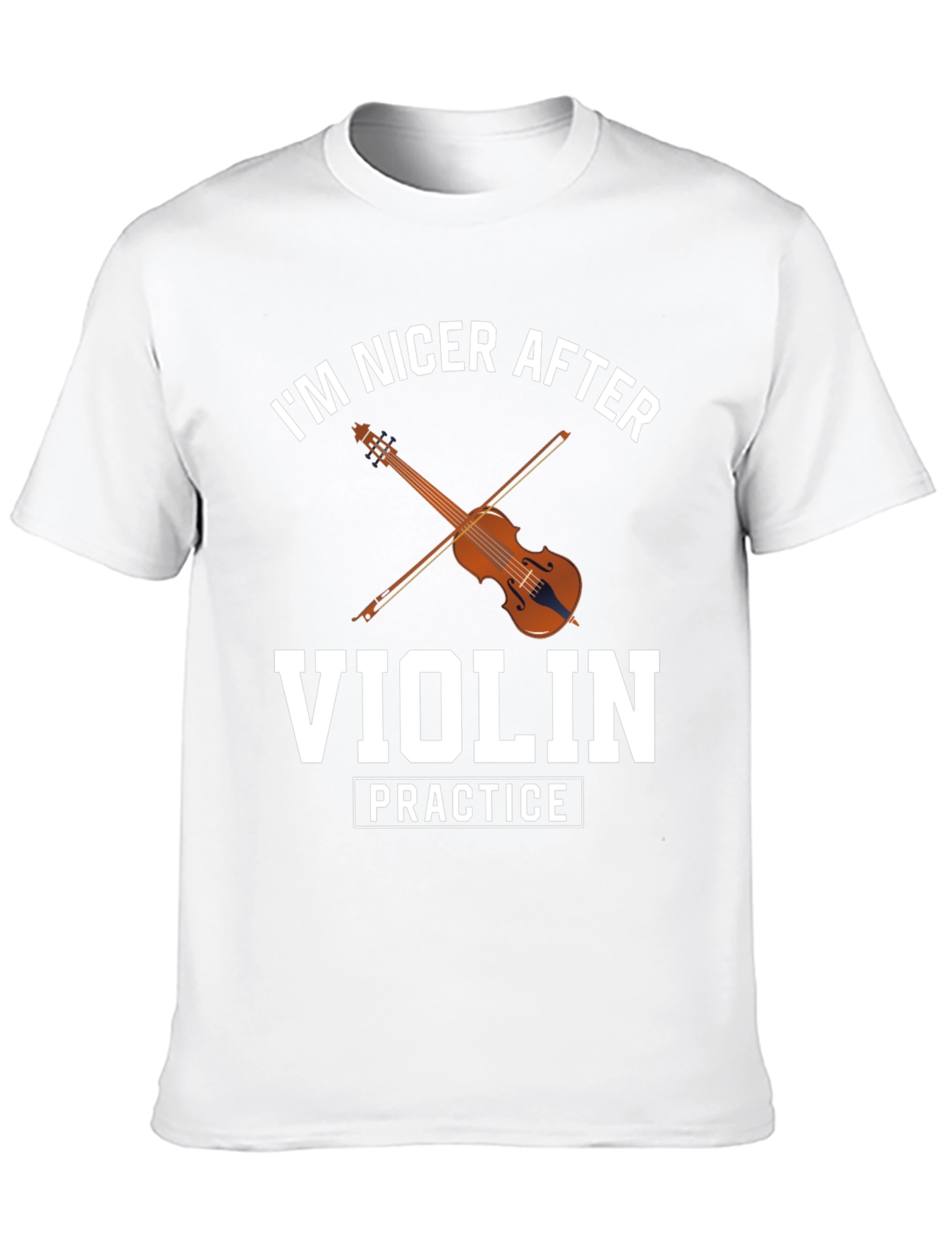 Black I'm Nicer After Violin Practice T-Shirt view 10