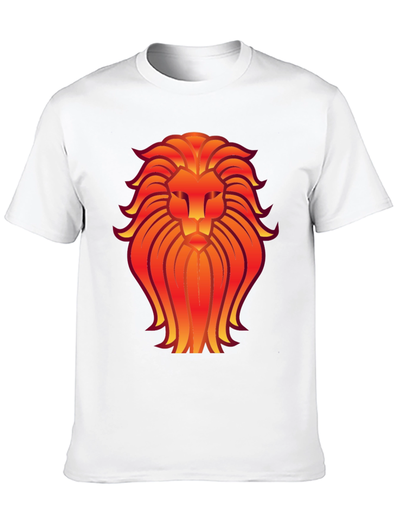 Black Fiery Lion Graphic Tee - Bold & Stylish view 10
