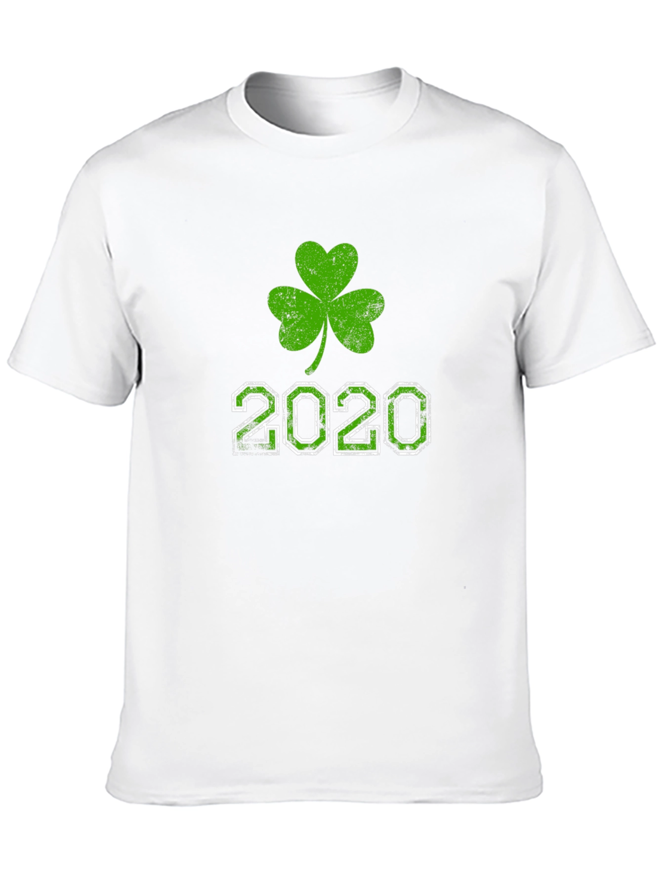 Black St. Patrick's Day 2020 Shamrock Graphic Tee view 10