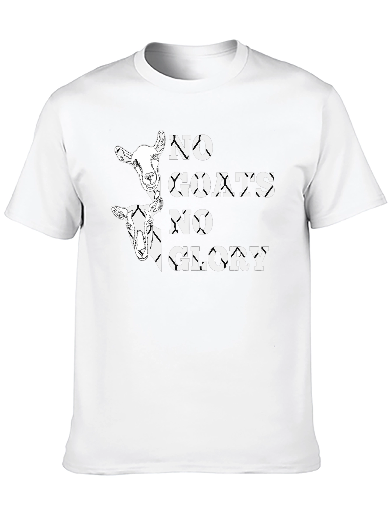 Black No Goats No Glory Graphic Tee view 10