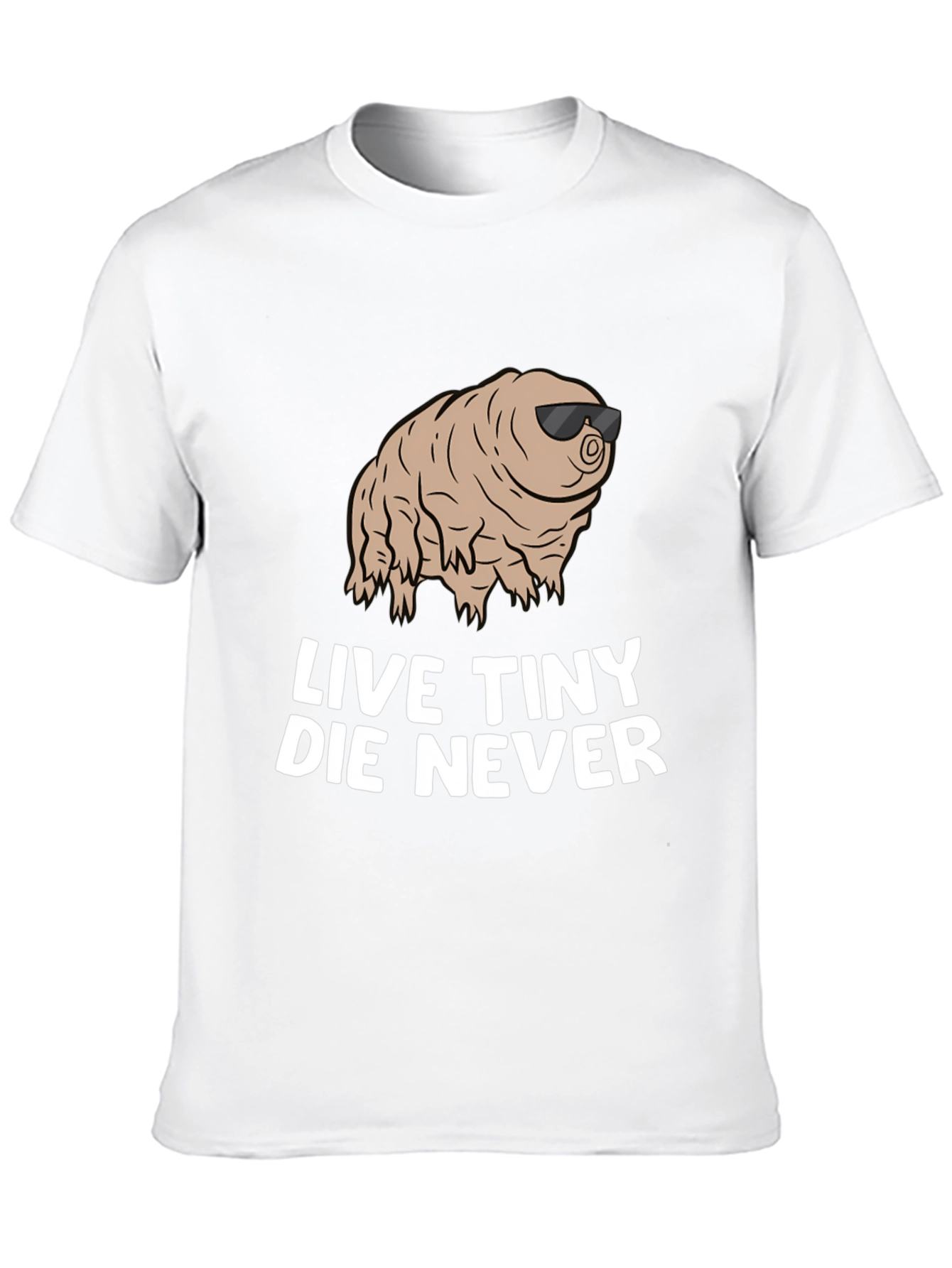 Black Live Tiny Die Never Funny Tardigrade T-Shirt view 10
