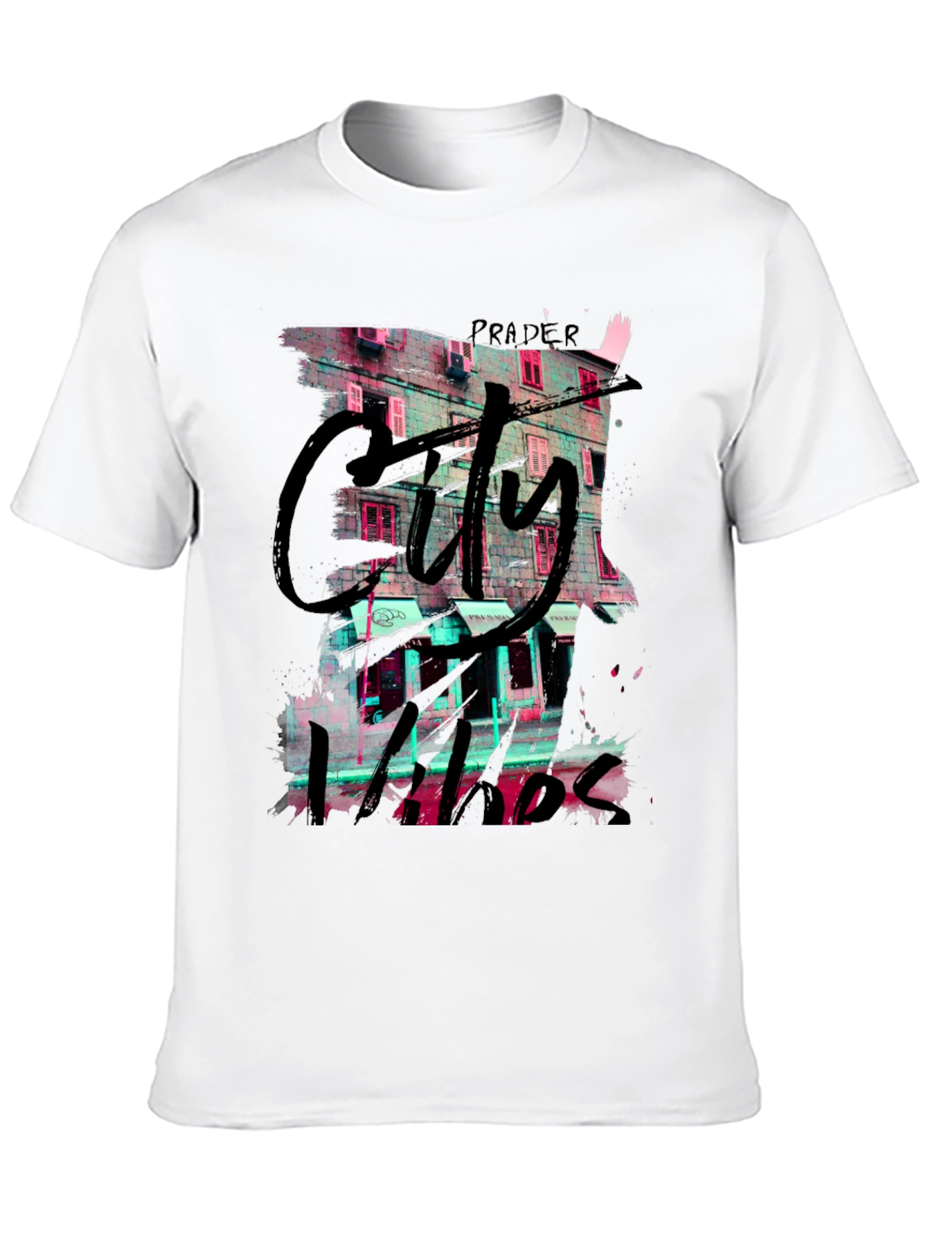 Black City Vibes Graphic T-Shirt - Black view 10