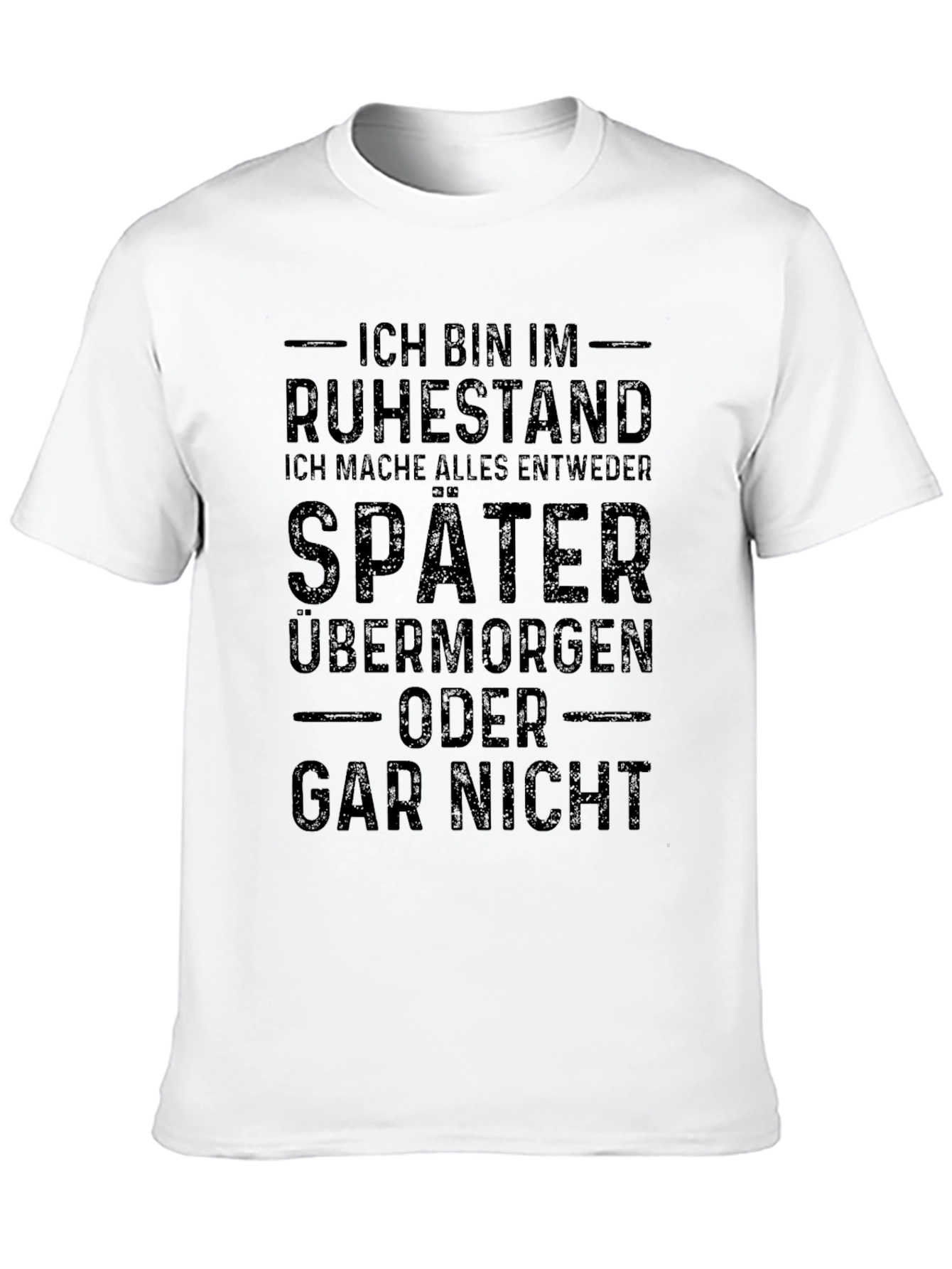 Black Funny Retirement T-Shirt - Ich Bin Im Ruhestand view 10