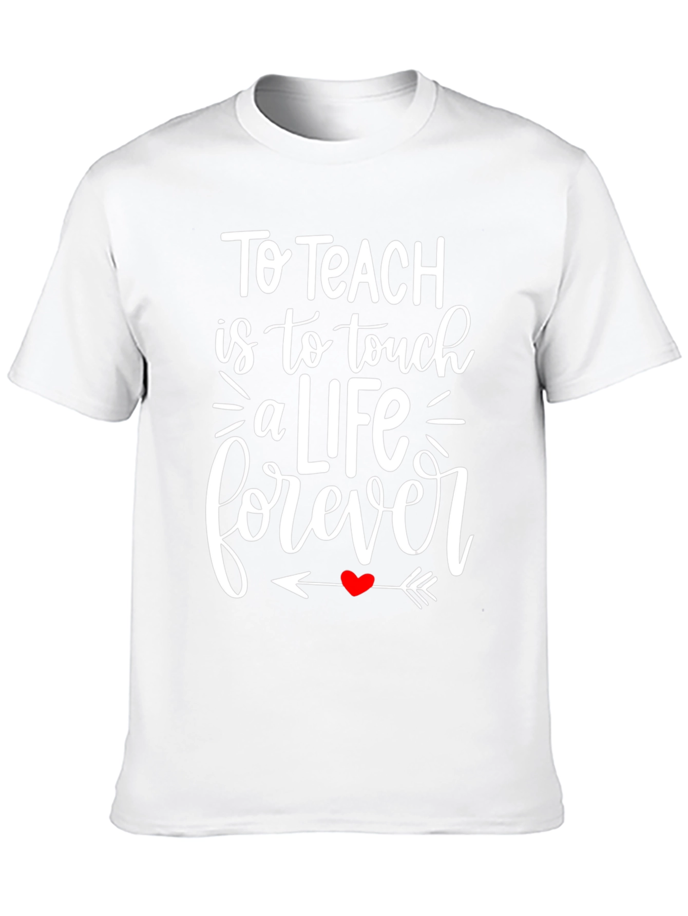 Black To Teach is to Touch a Life Forever T-Shirt view 10