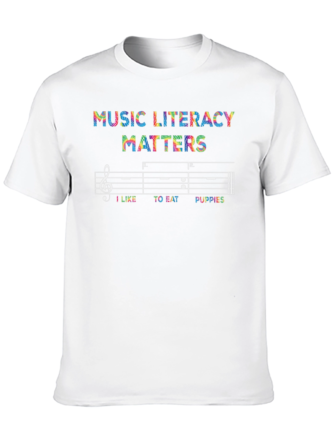 Black Music Literacy Matters T-Shirt Funny Musical Notes Tee view 10