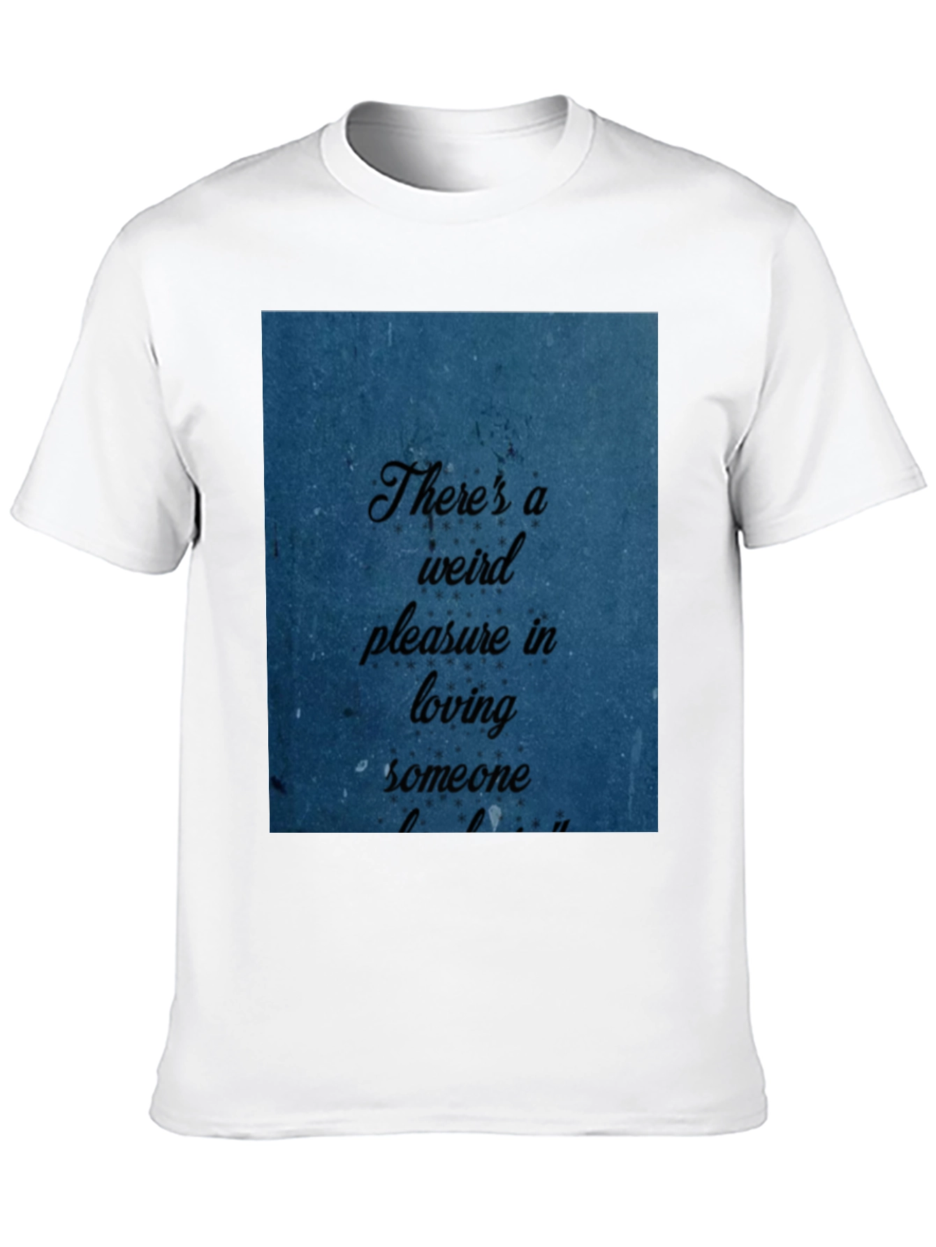 Black Weird Pleasure Graphic Tee view 10