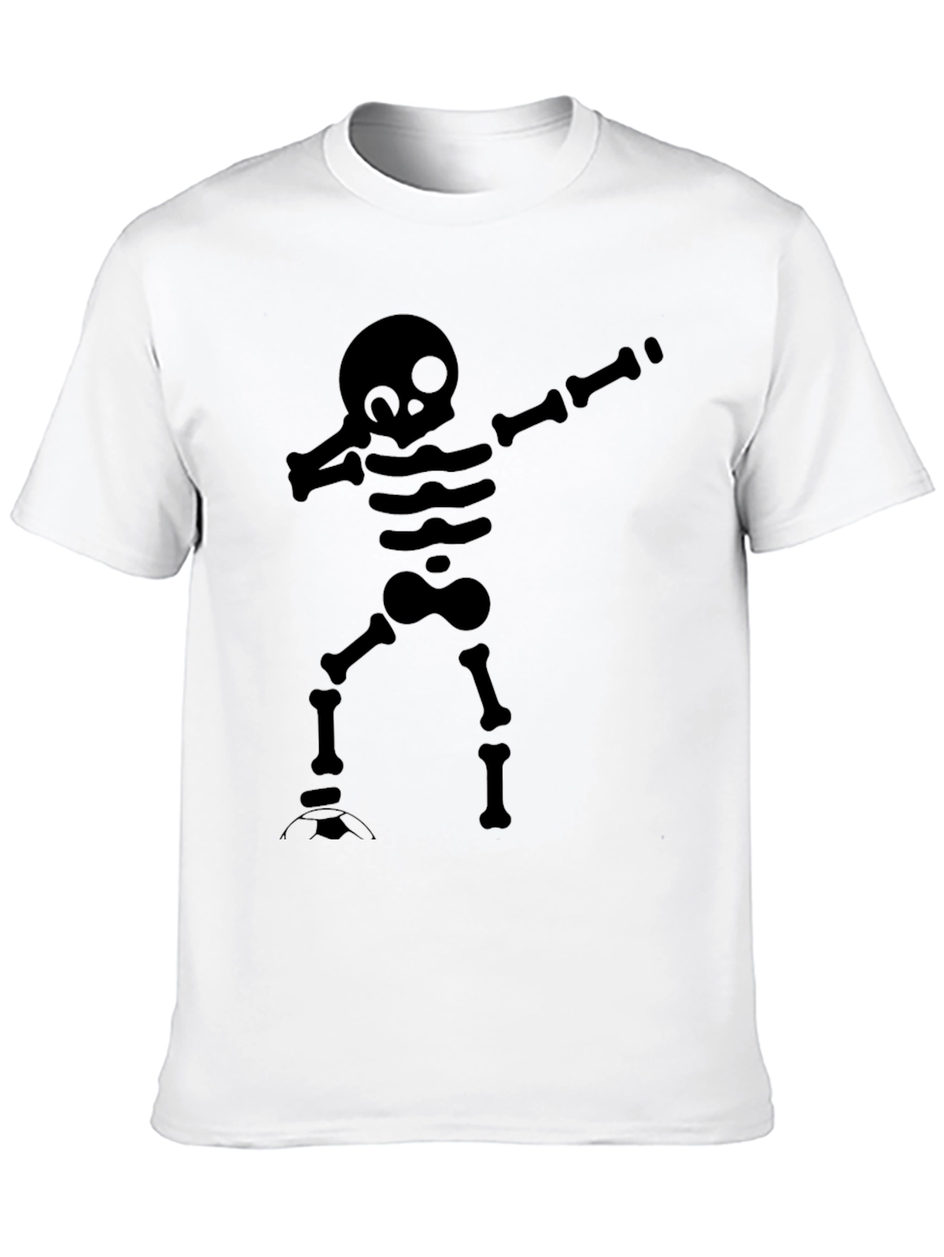 Black Skeleton Dab T-Shirt - Funny Halloween Tee view 10