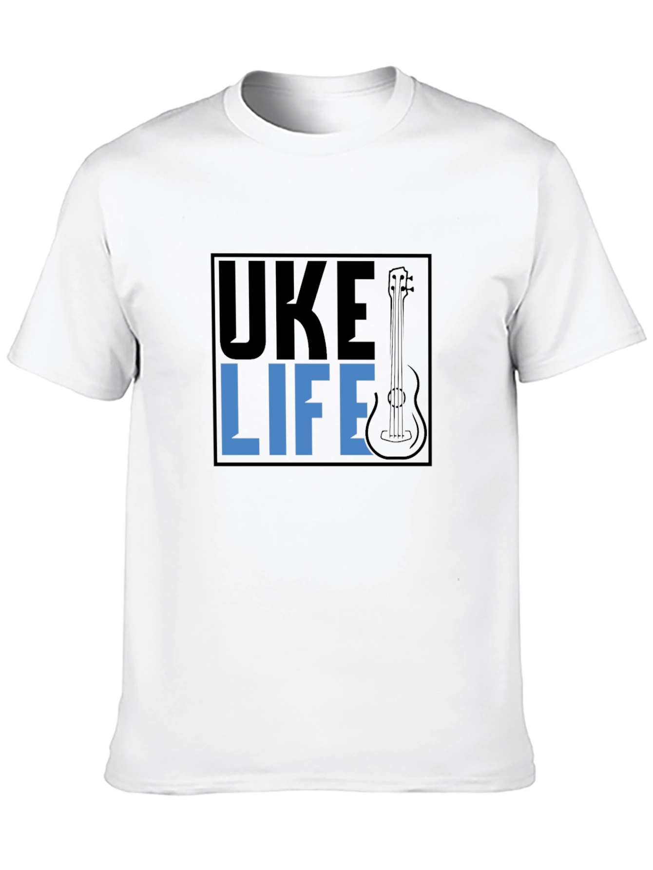 Black Uke Life Graphic T-Shirt - Ukulele Lover Tee view 10