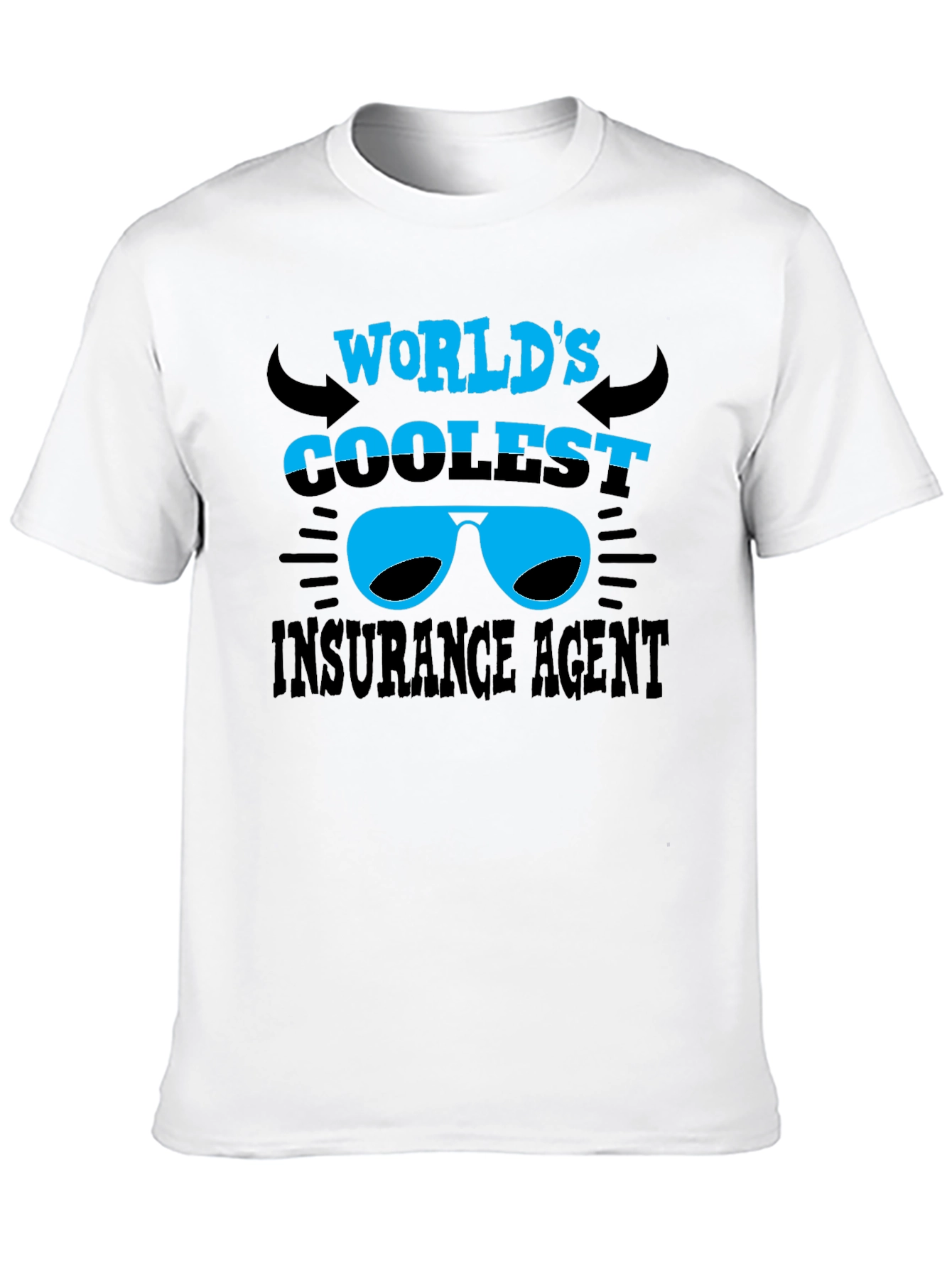 Black Coolest Insurance Agent T-Shirt view 10