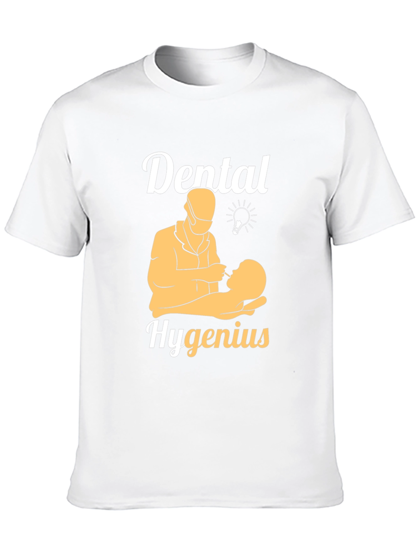Black Dental Hygenius T-Shirt Dentist Humor Tee view 10