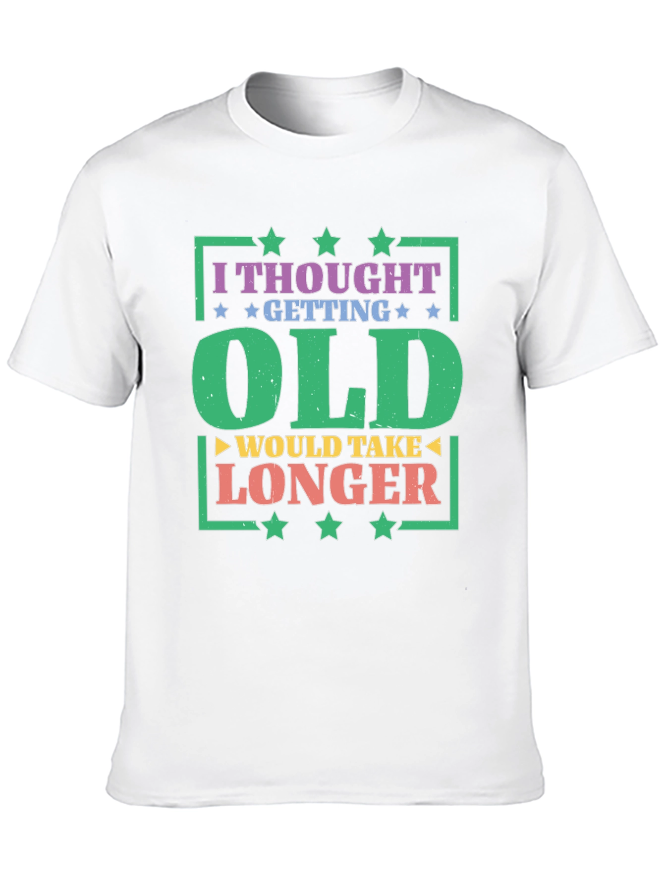 Black Funny Getting Old T-Shirt view 10
