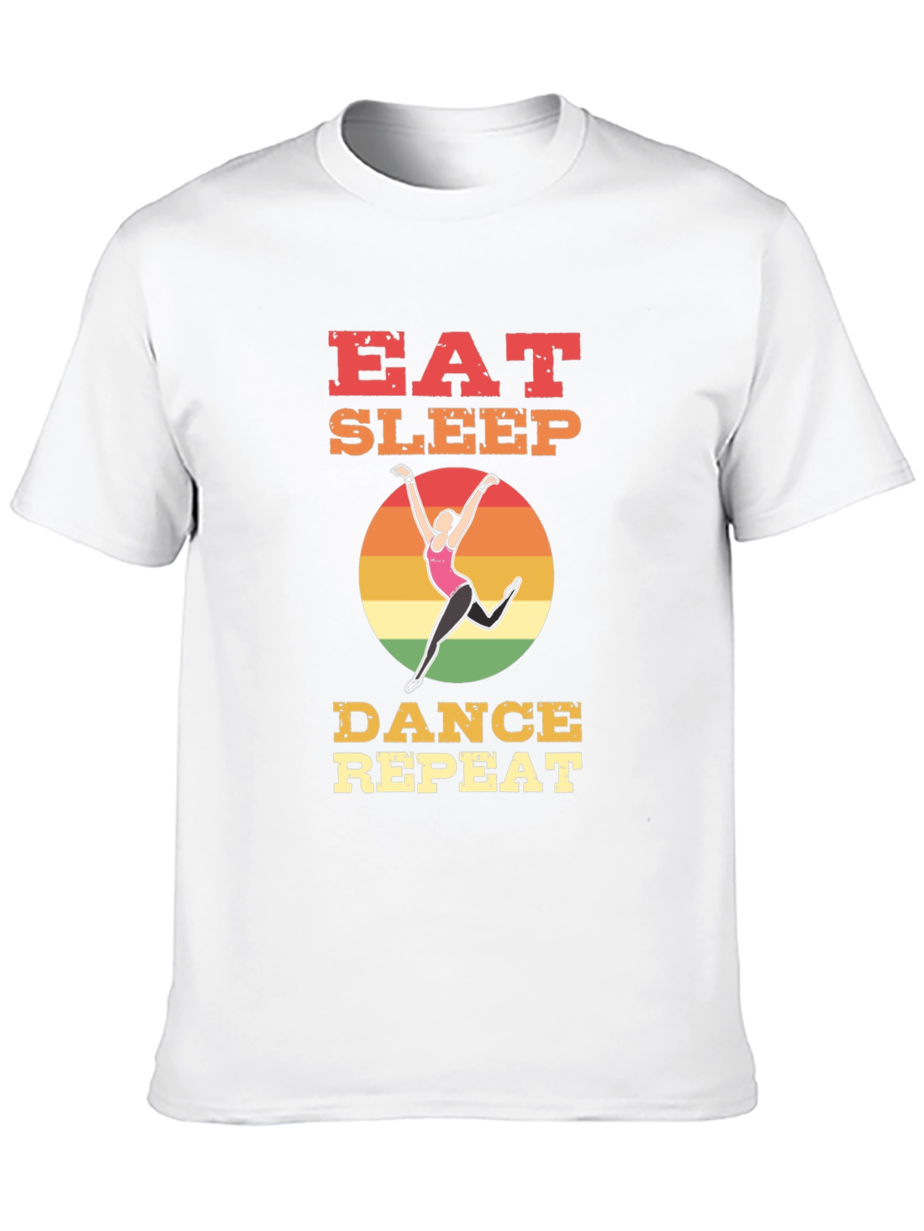Black Eat Sleep Dance Repeat T-Shirt - Dancer's Life view 10
