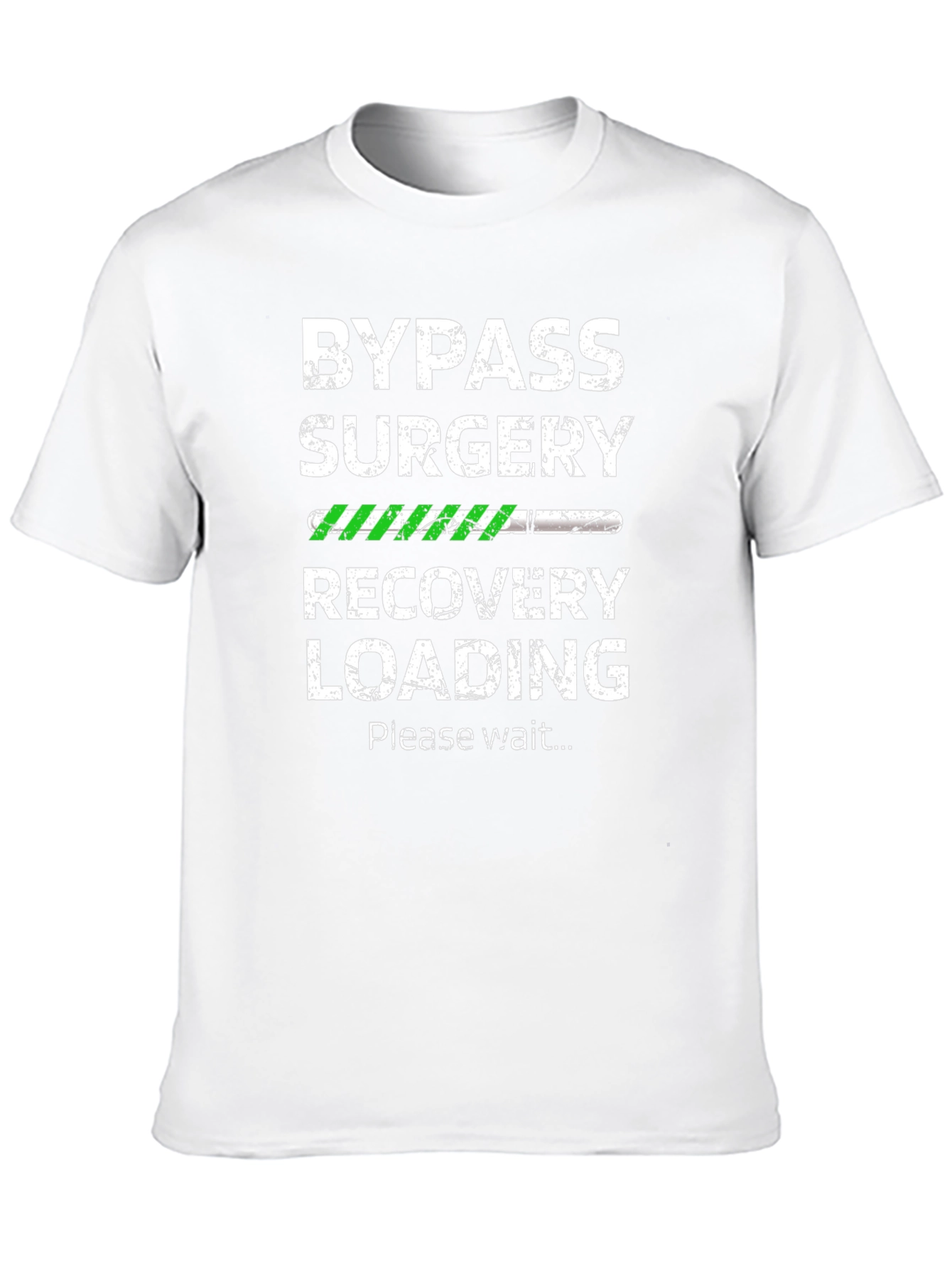 Black Bypass Surgery Recovery Loading Graphic T-Shirt view 10