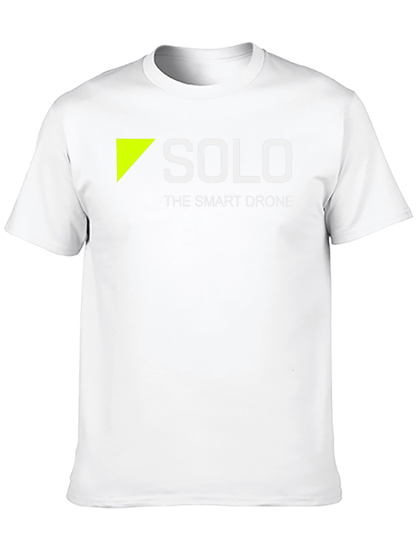 Black Solo: The Smart Drone T-Shirt - Black Cotton view 10