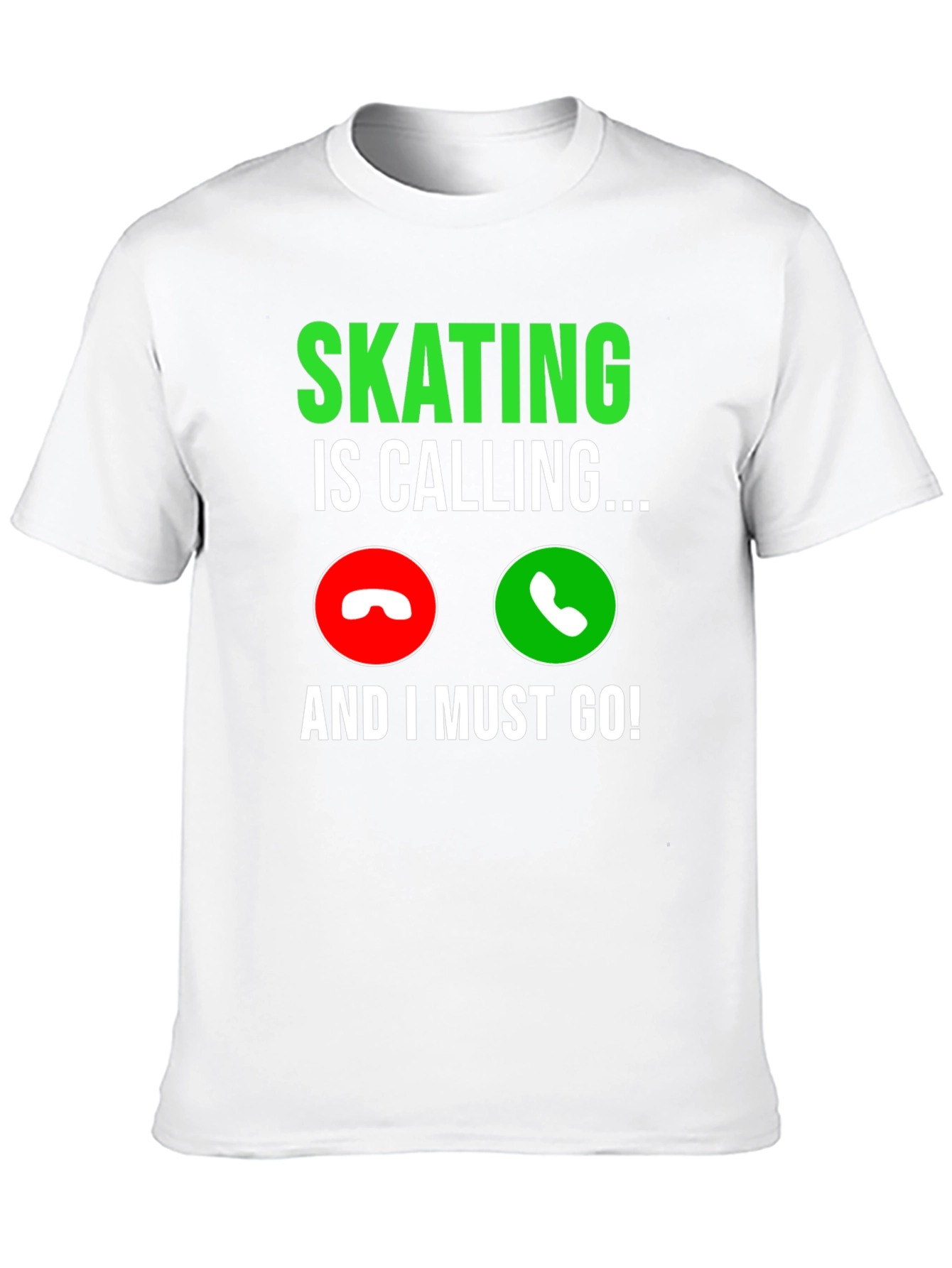 Skating Is Calling Black Graphic T-Shirt - 10