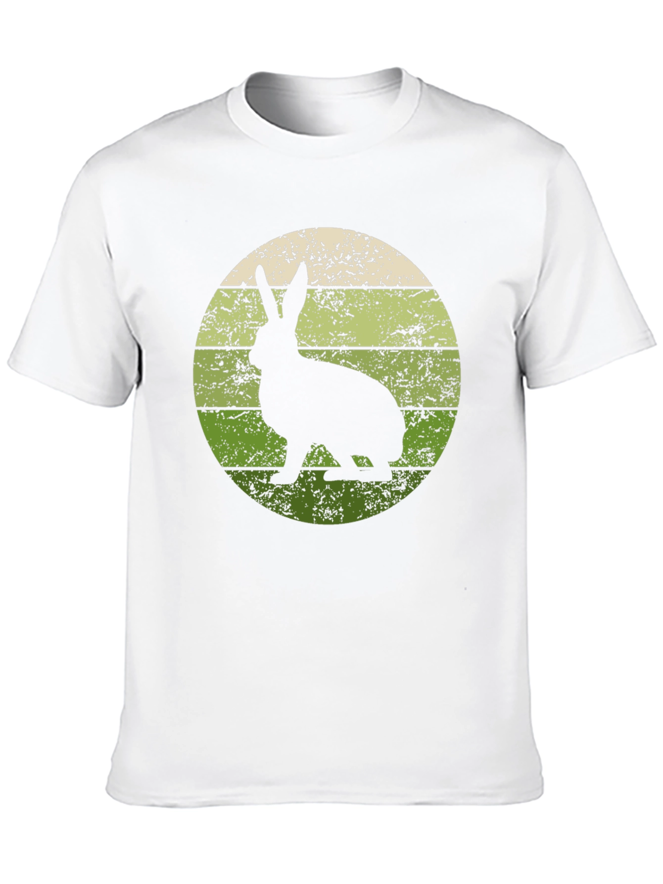 Black Retro Rabbit Graphic Tee - Vintage Style view 10