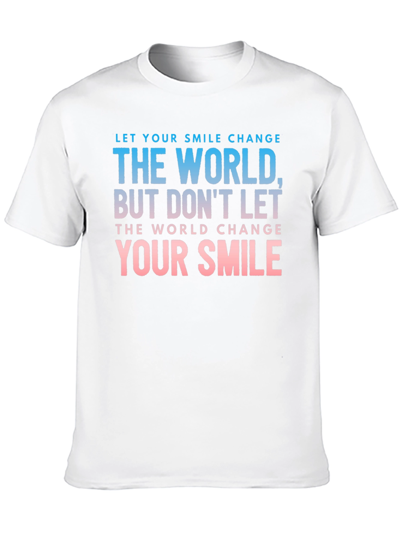 Black Smile Change The World Graphic T-Shirt view 10