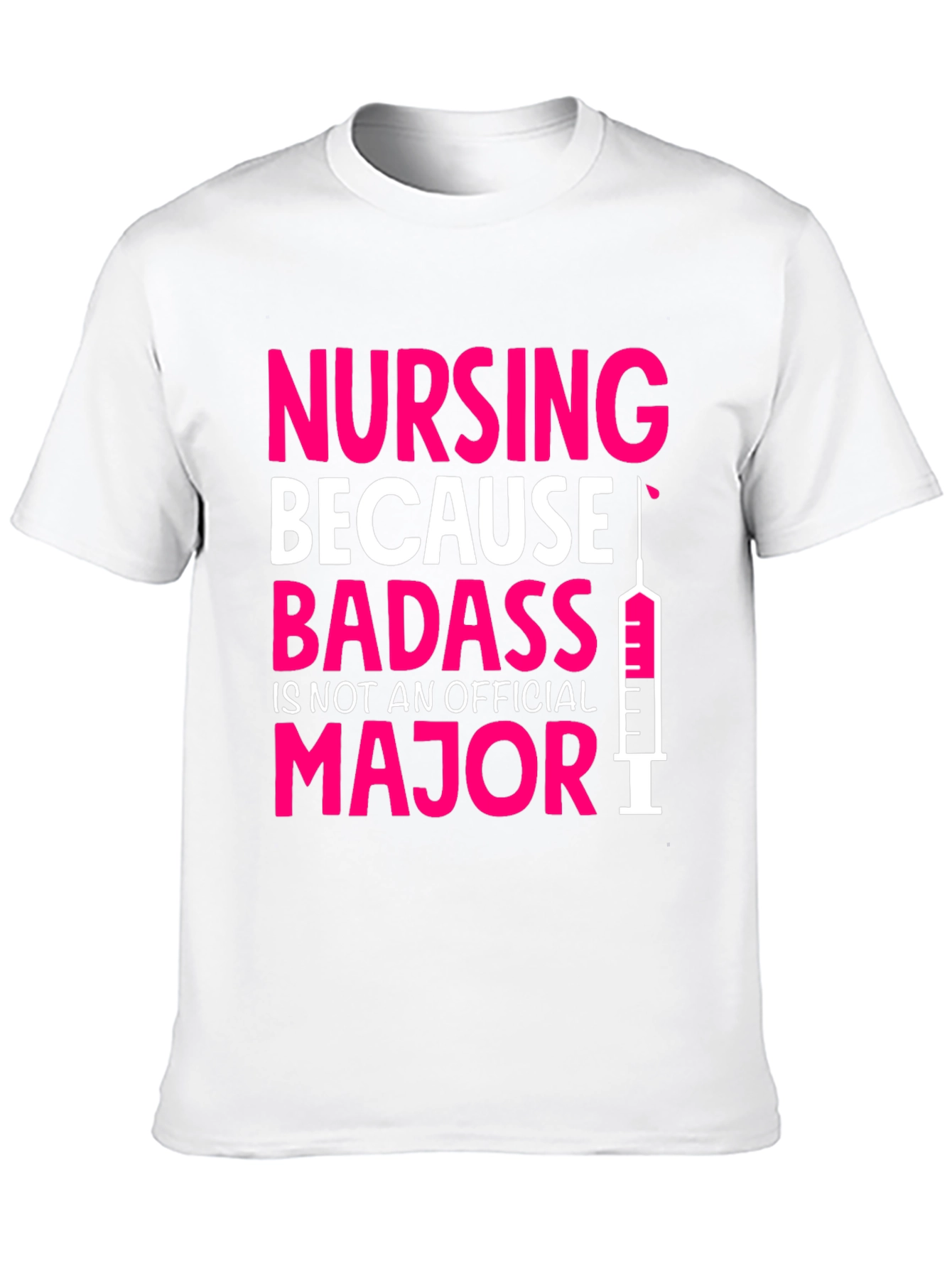 Black Nursing Badass Graphic Tee view 10
