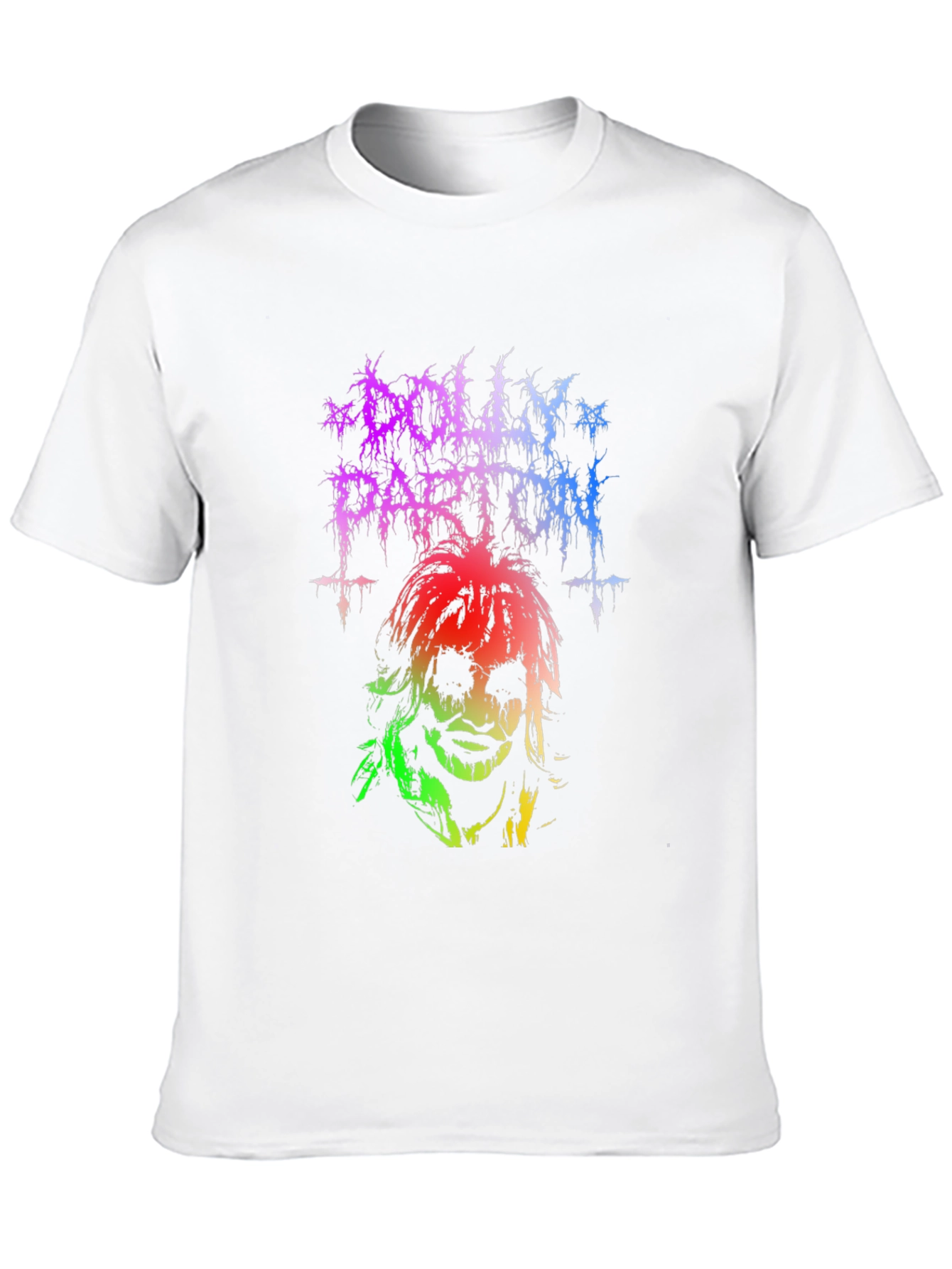 Black Dolly Parton Heavy Metal T-Shirt - Unisex view 10