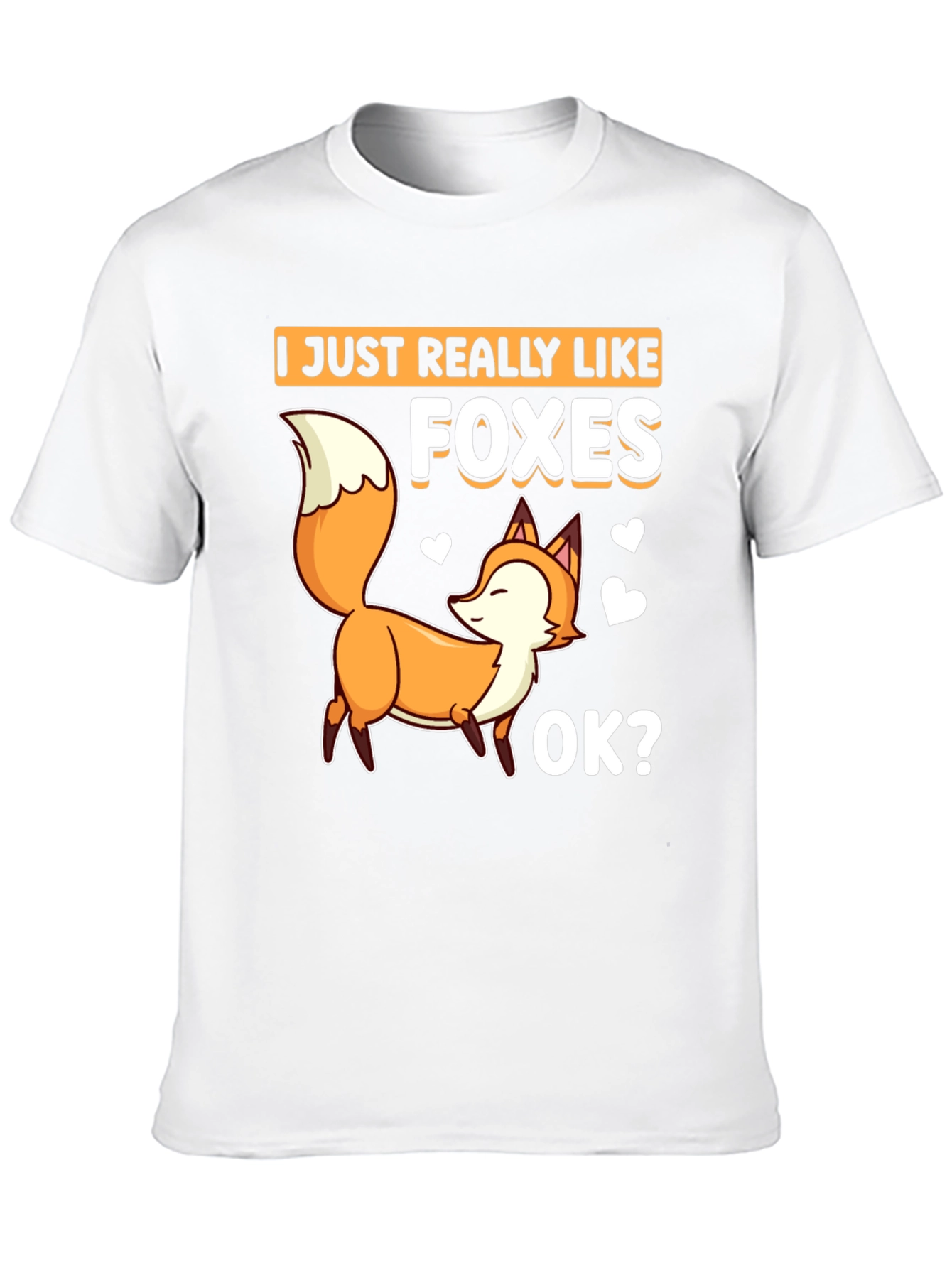 Black I Just Really Like Foxes T-Shirt view 10