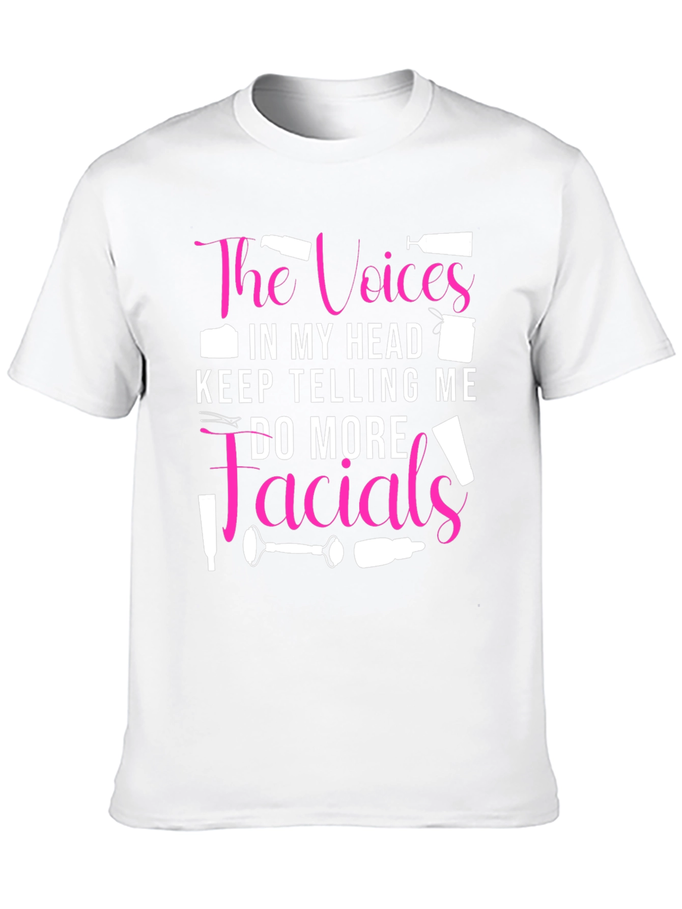Voices in My Head Facials Graphic Tee - 10
