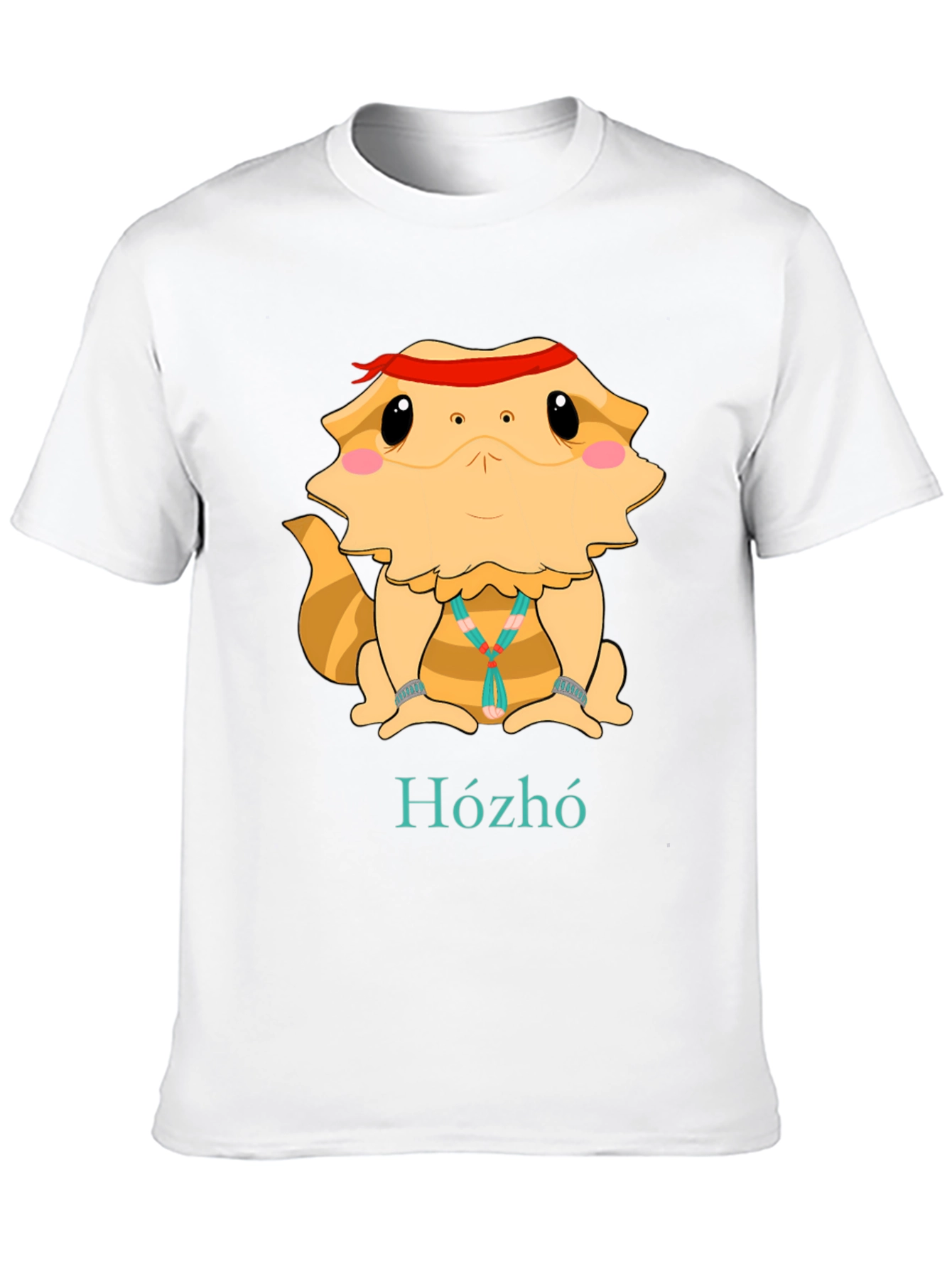 Black Bearded Dragon Hózhó T-Shirt - Cool Lizard Tee view 10