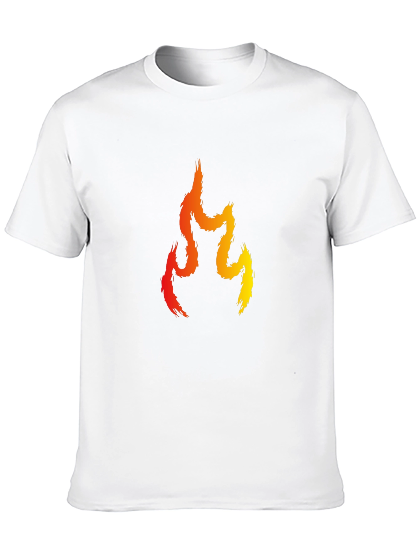 Flame Graphic Black T-Shirt - Stylish Casual Wear - 10