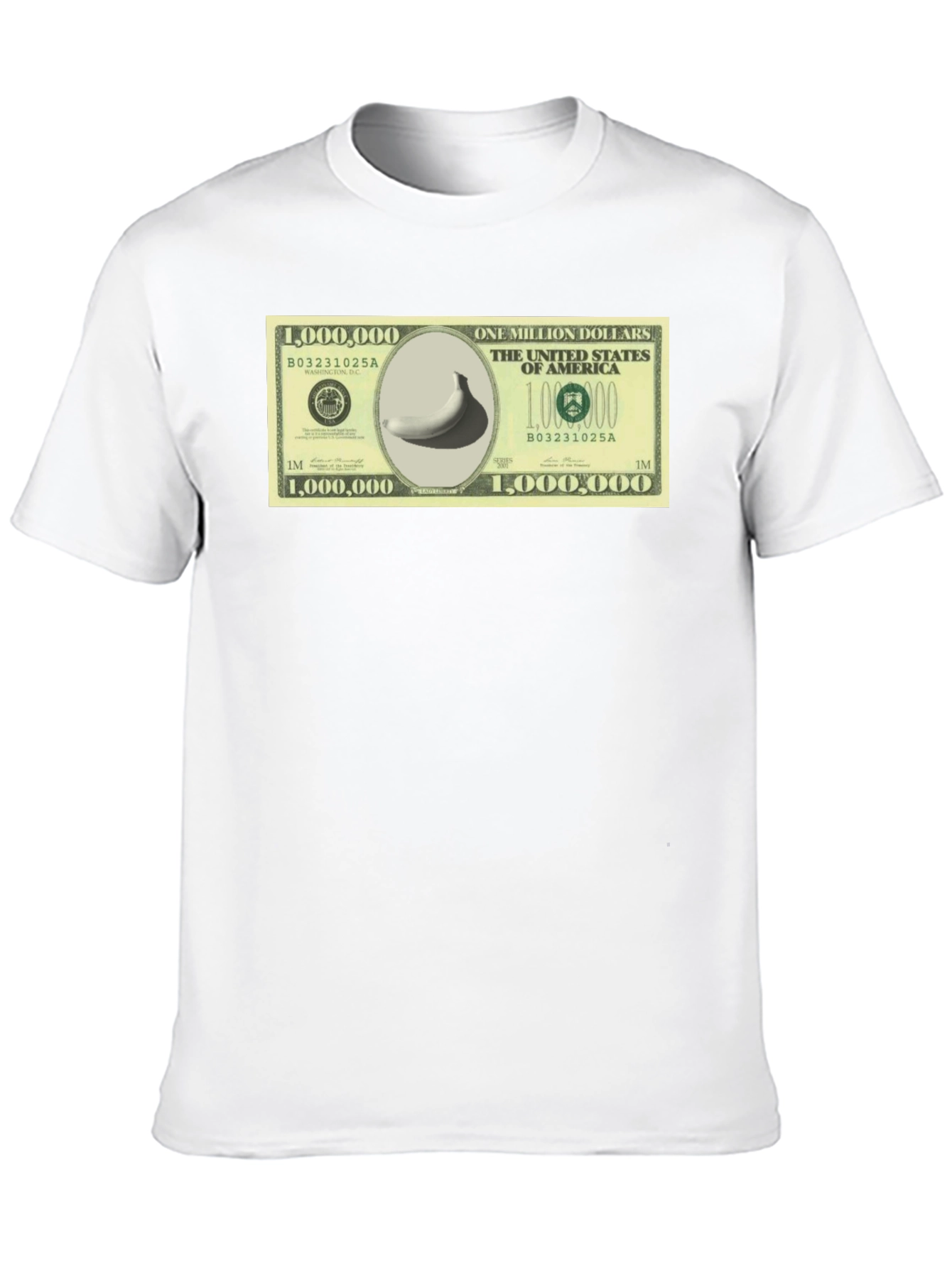 Black Million Dollar Banana T-Shirt - Funny Novelty Tee view 10