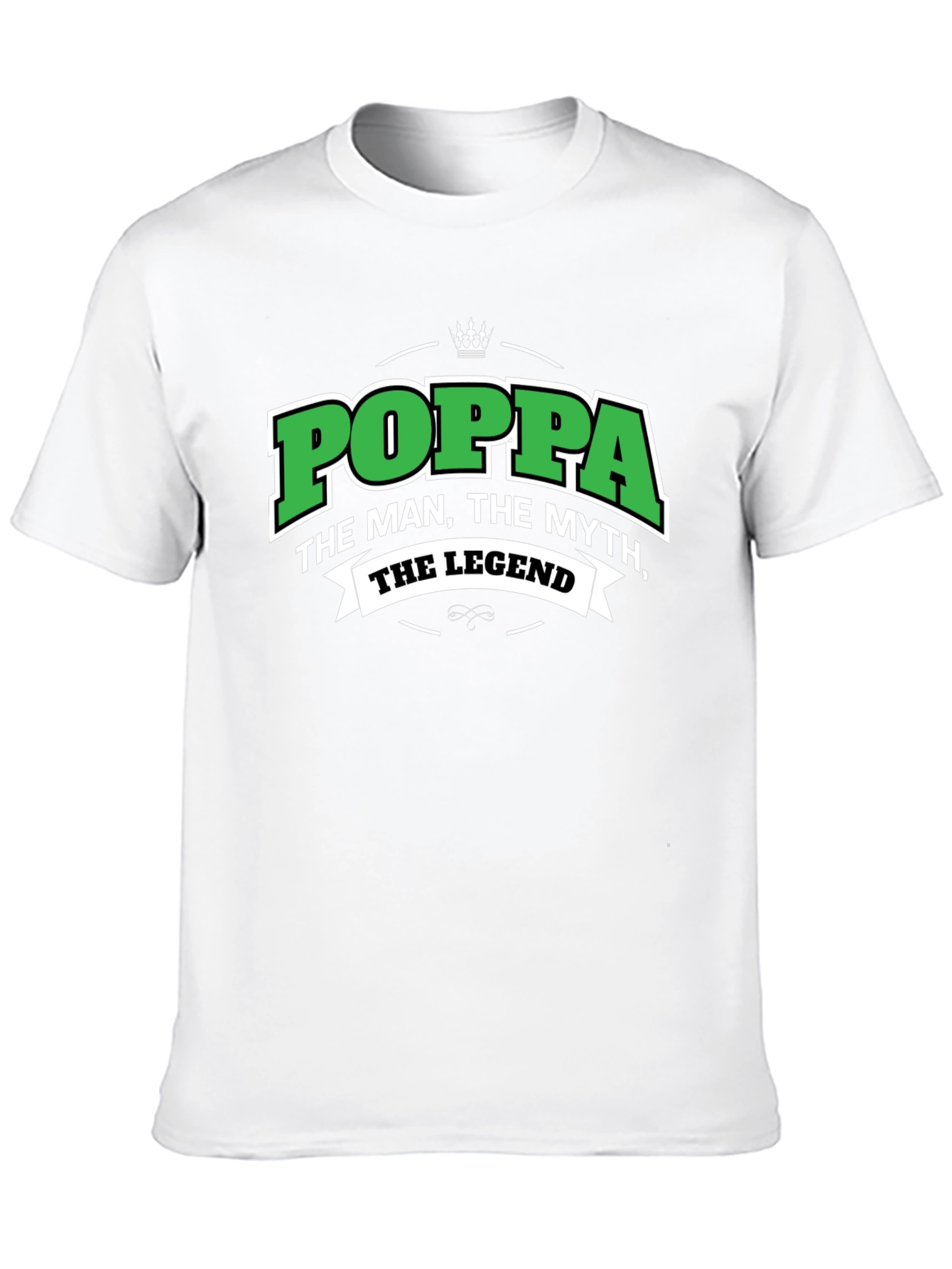 Black Poppa The Man, The Myth, The Legend T-Shirt view 10